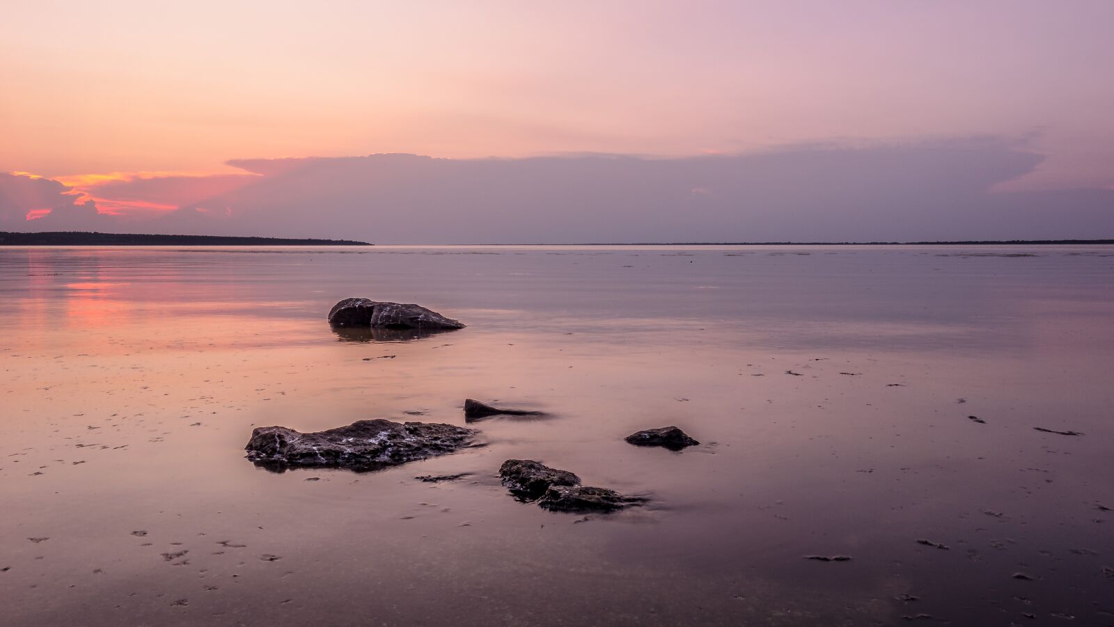 Sony Cyber-shot DSC-RX100 sample photo. Sunset, stones, clouds photography
