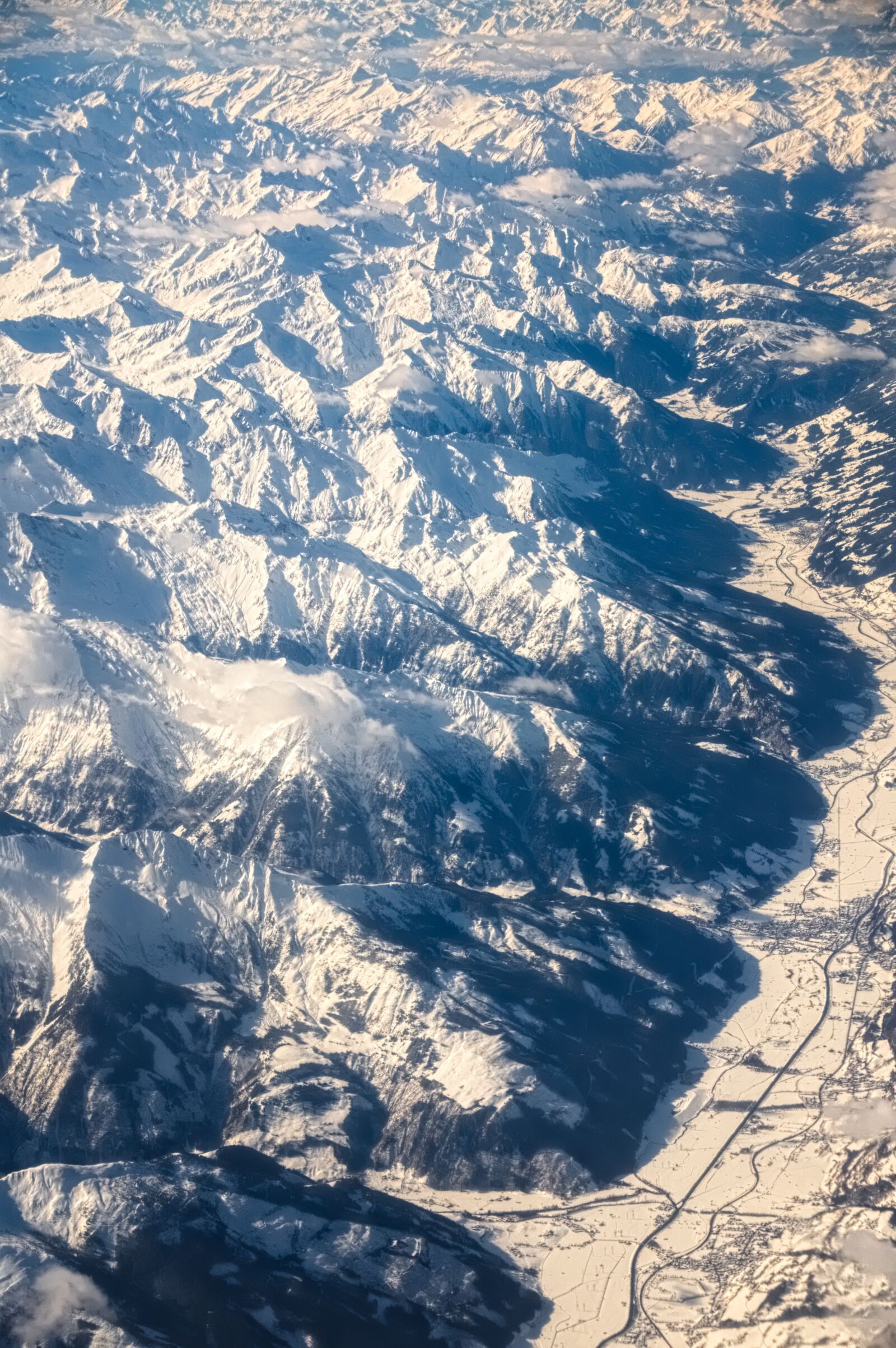 Nikon D90 sample photo. Aerial view, alpine, mountains photography