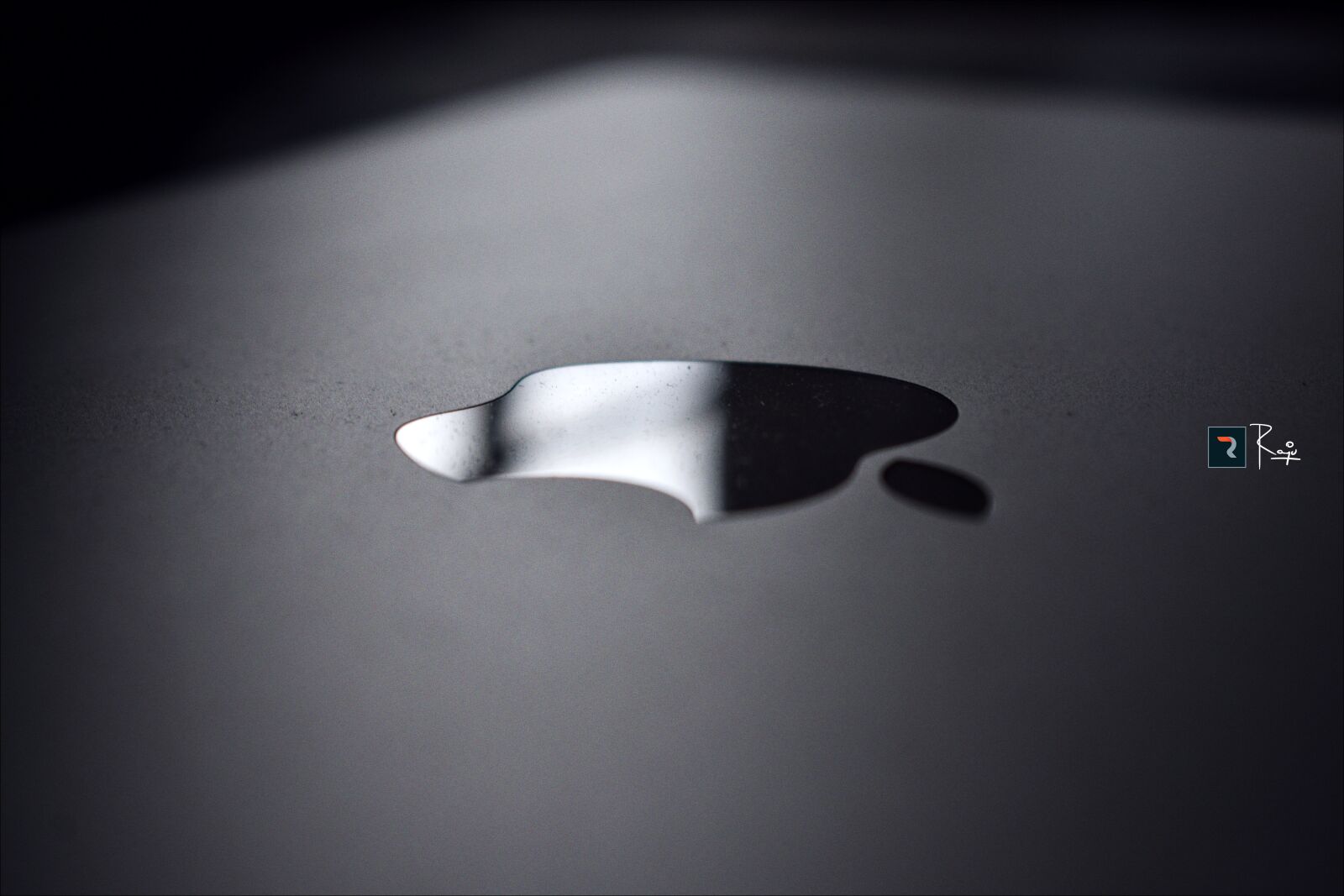 Nikon D3400 sample photo. Macbook pro, apple, logo photography