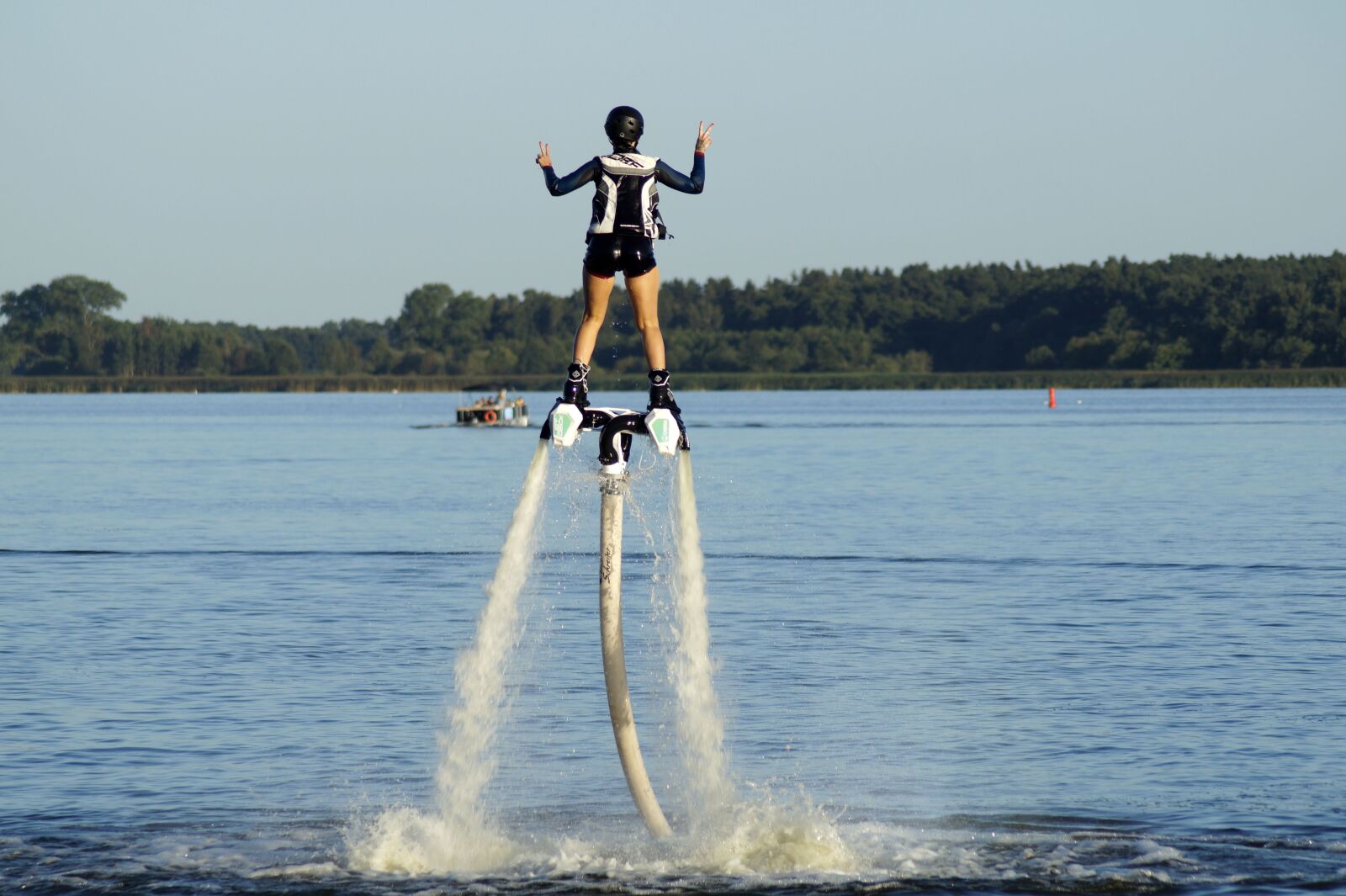 Sony SLT-A58 sample photo. Flyboard, water sports, jetpack photography