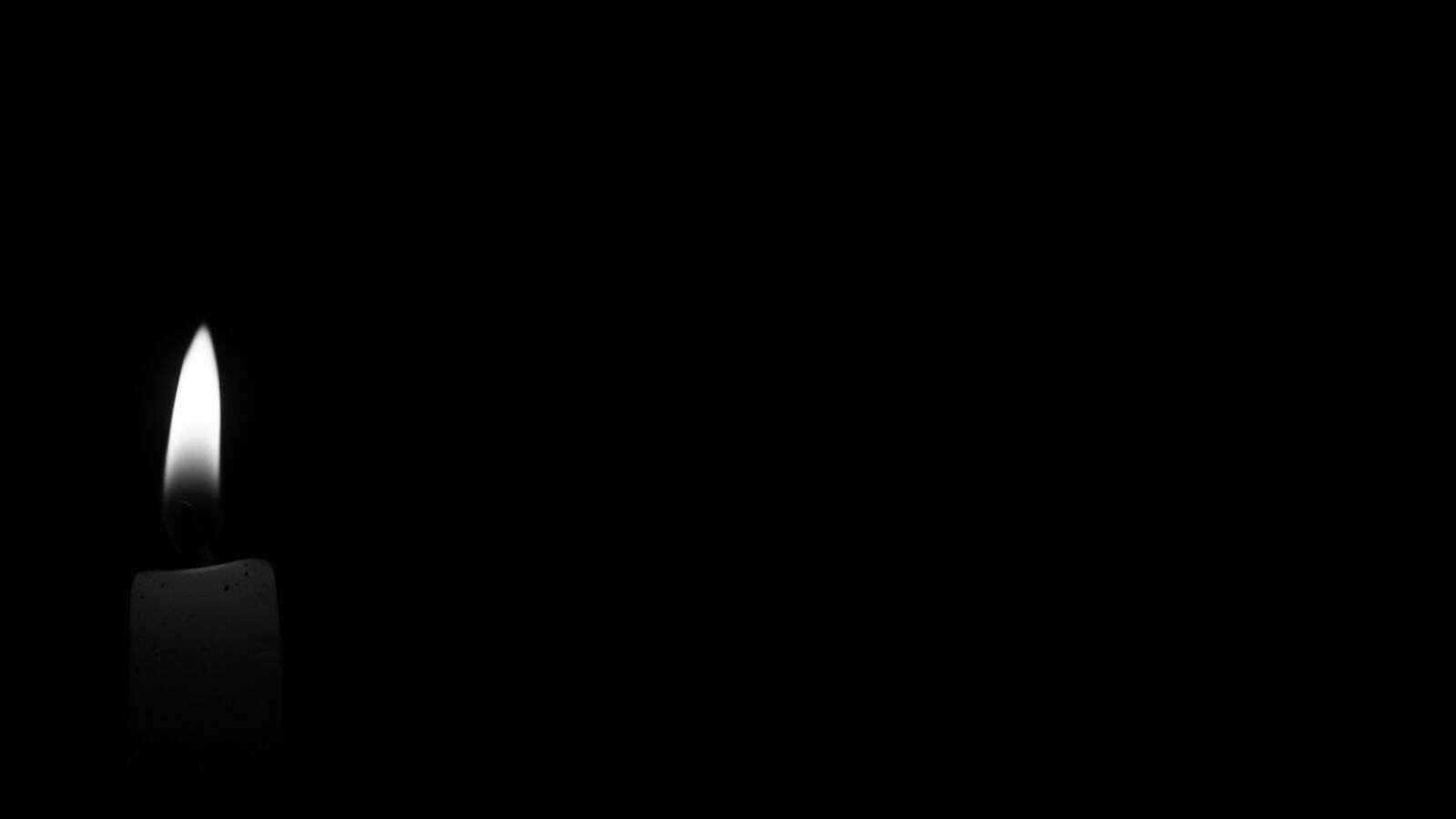 Sony Alpha DSLR-A100 sample photo. Darkness, dark, candle, black photography
