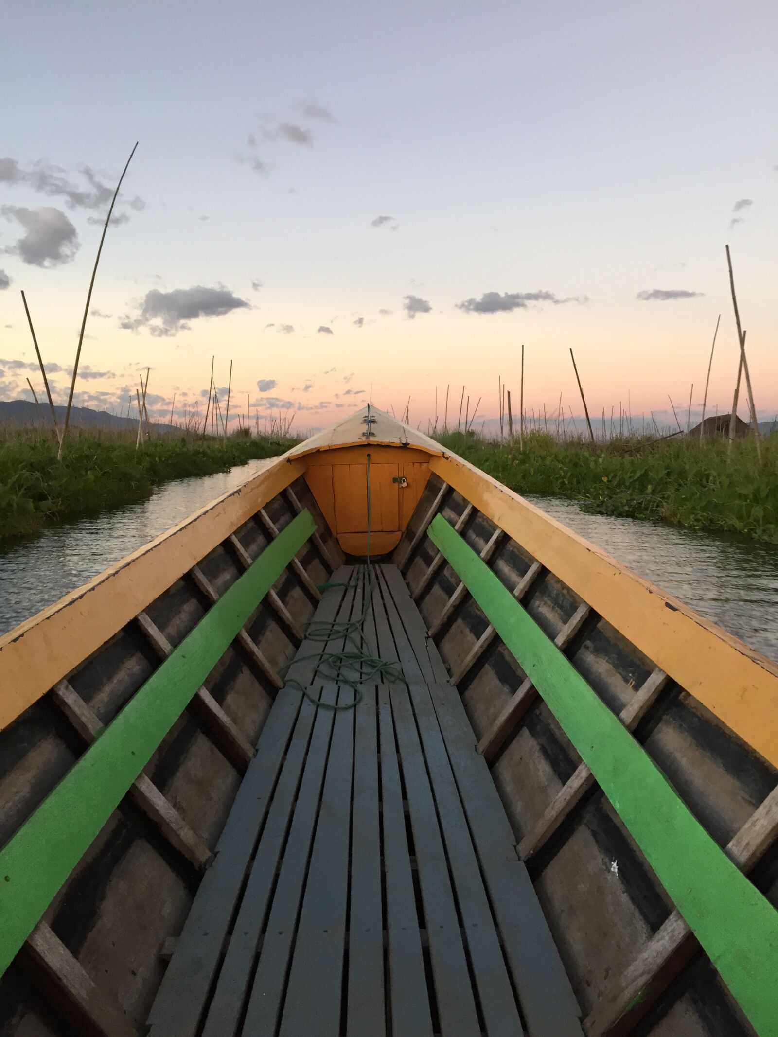 Apple iPhone 6 sample photo. Boat, inle lake, burma photography