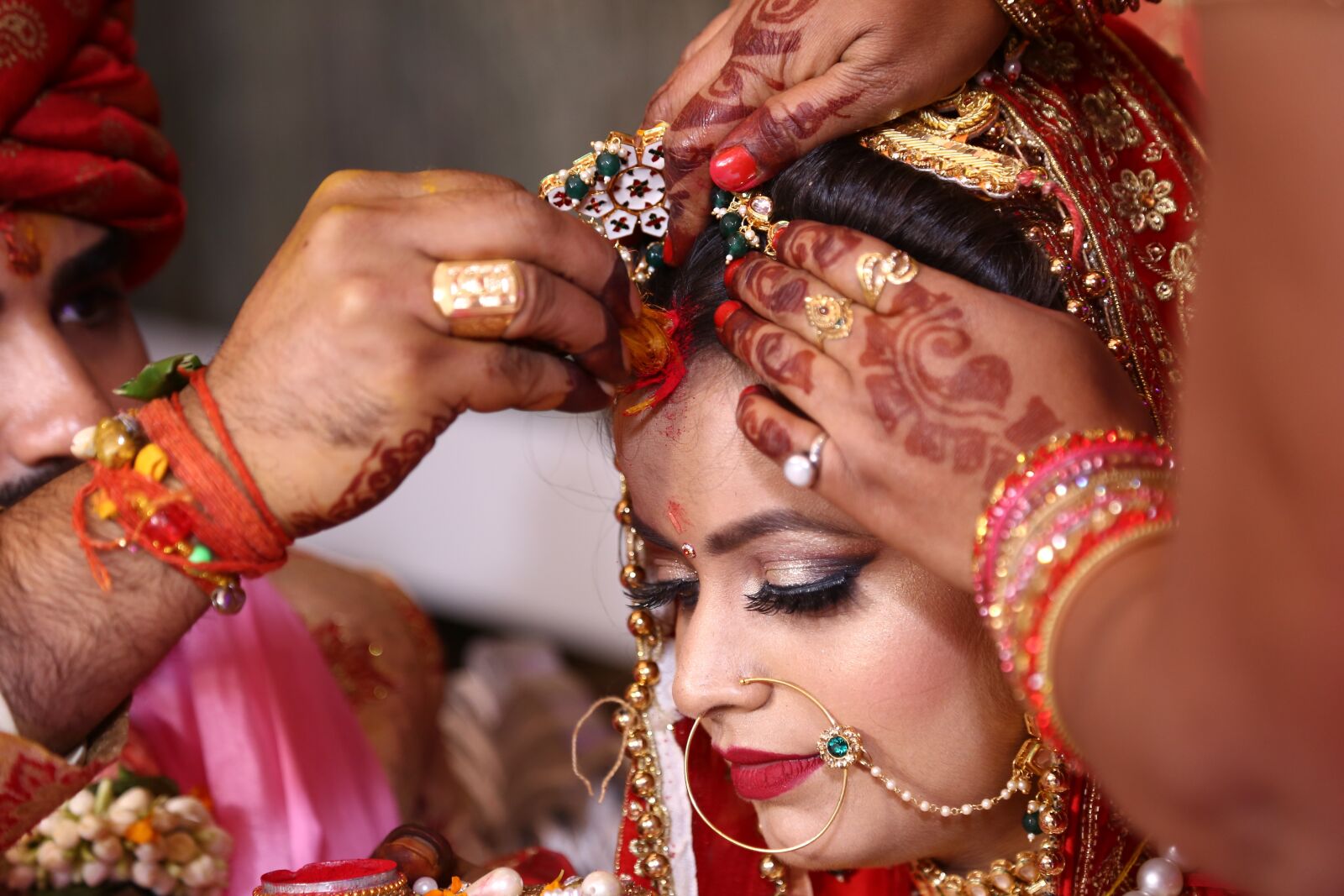 Canon EOS 6D + Canon EF 24-105mm F4L IS USM sample photo. Indian, culture, weeding photography