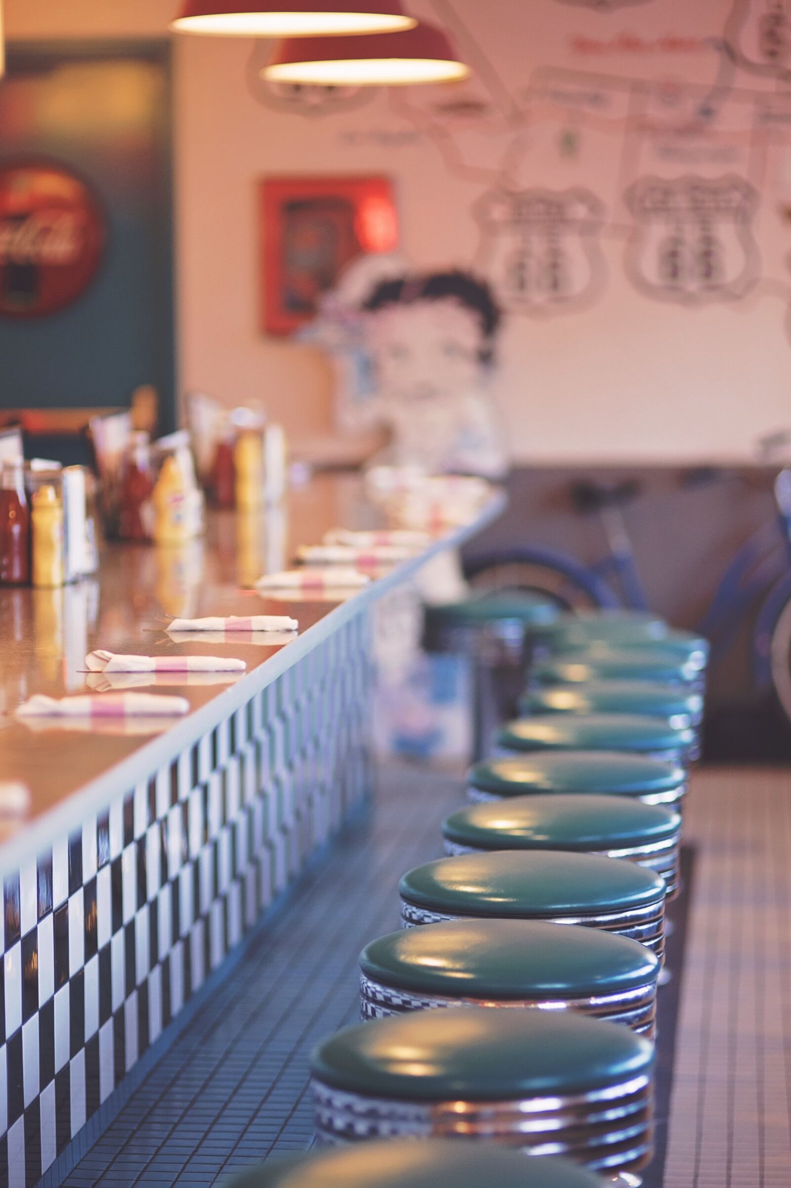 Nikon D750 sample photo. Betty boop, diner, retro photography