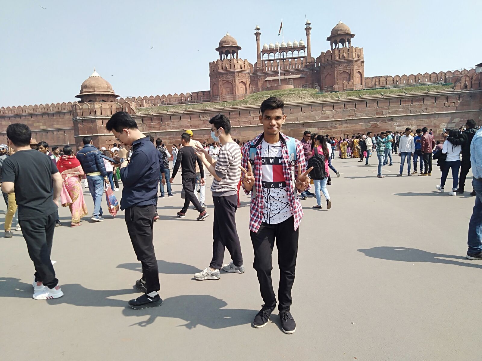 OPPO Realme C1 sample photo. Delhi, india, red fort photography