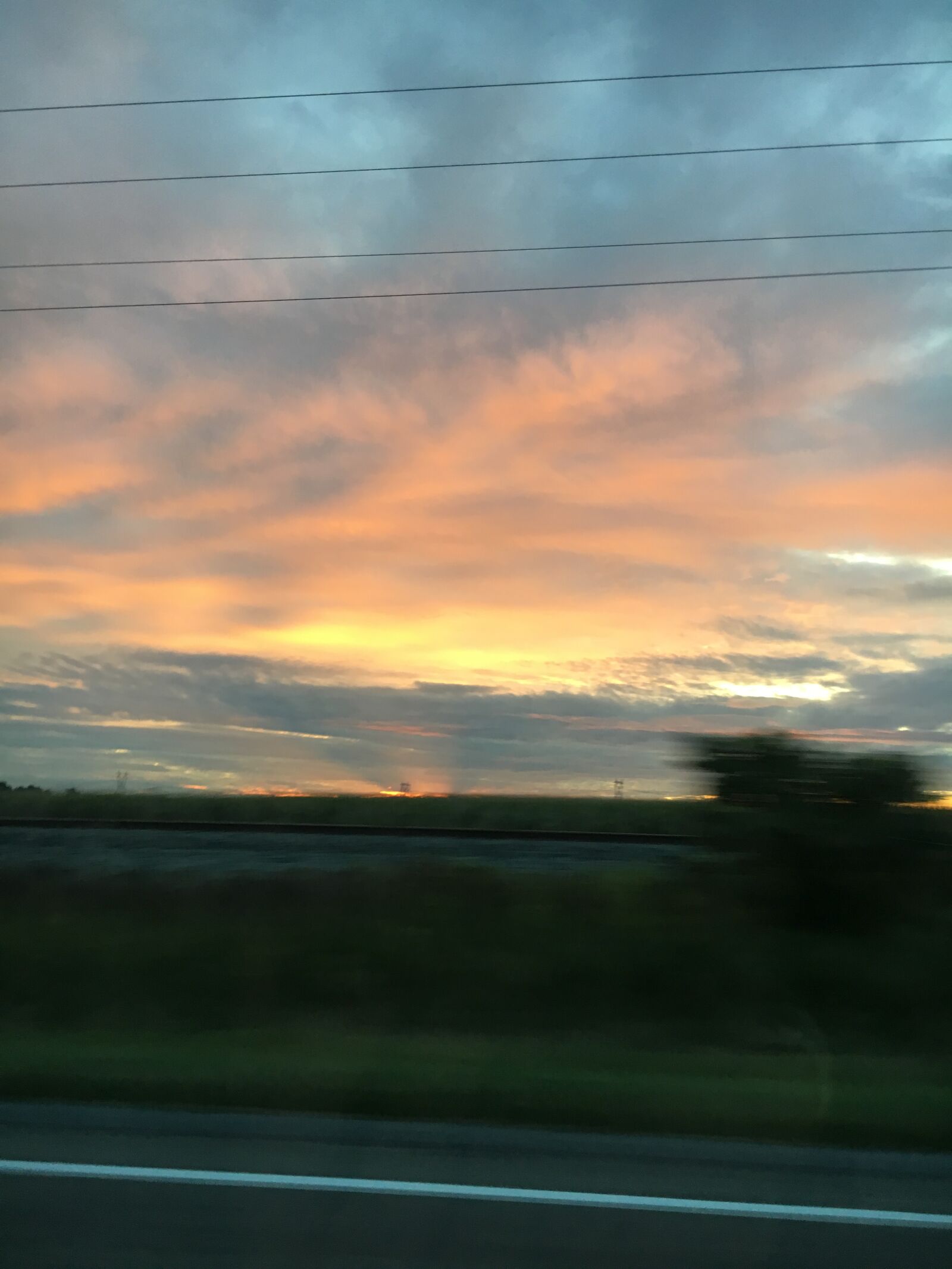 iPhone 6s back camera 4.15mm f/2.2 sample photo. Sunset, blue sky, calm photography