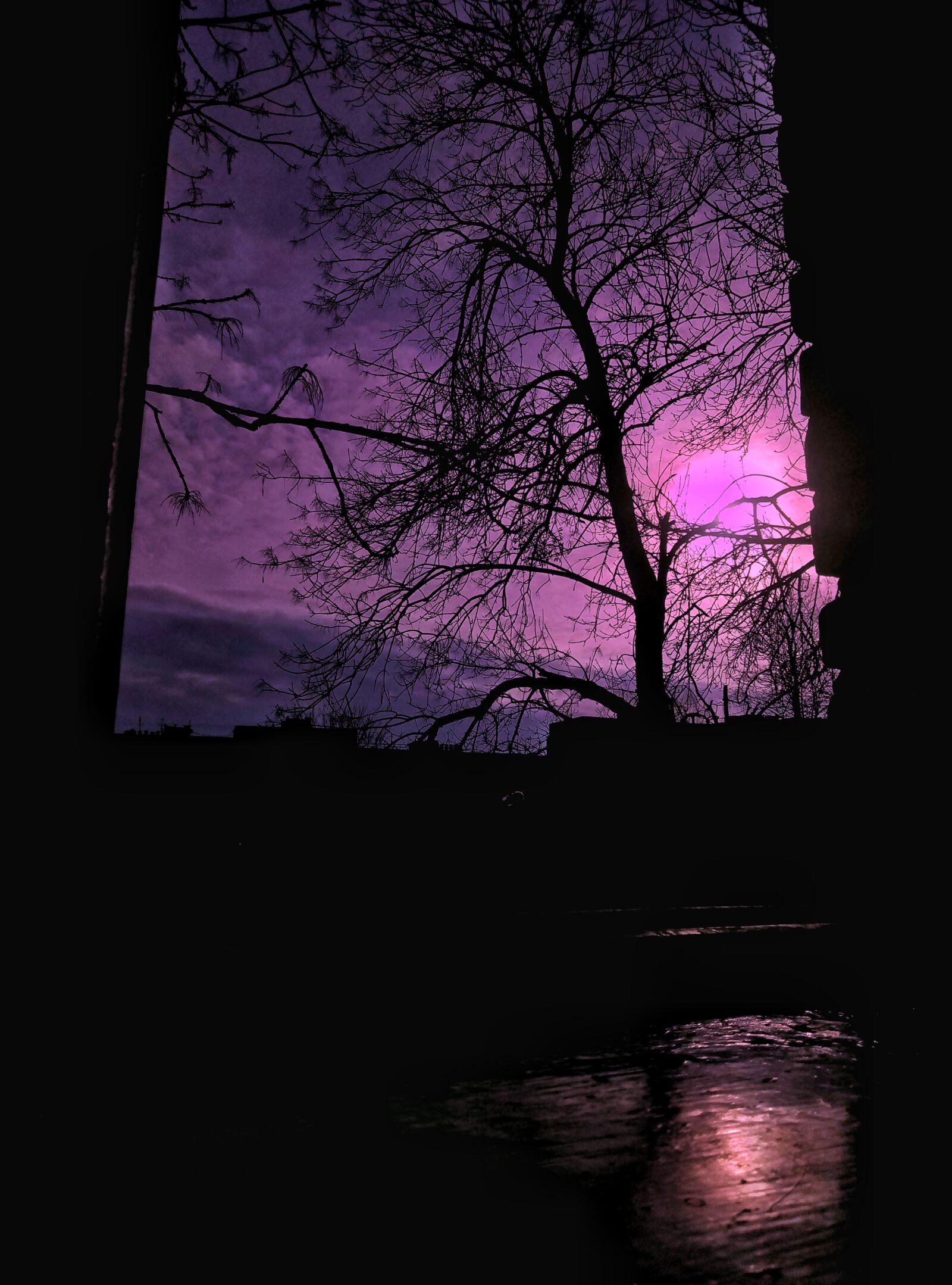 Meizu m3 note sample photo. Purple, sky photography