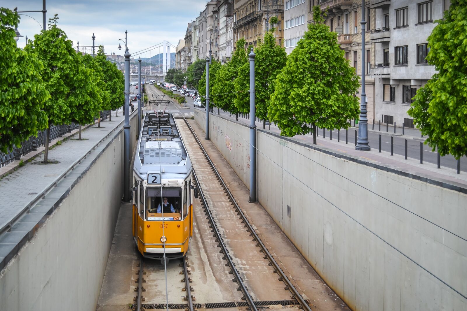 Nikon D3100 sample photo. Tram, transport, transportation photography