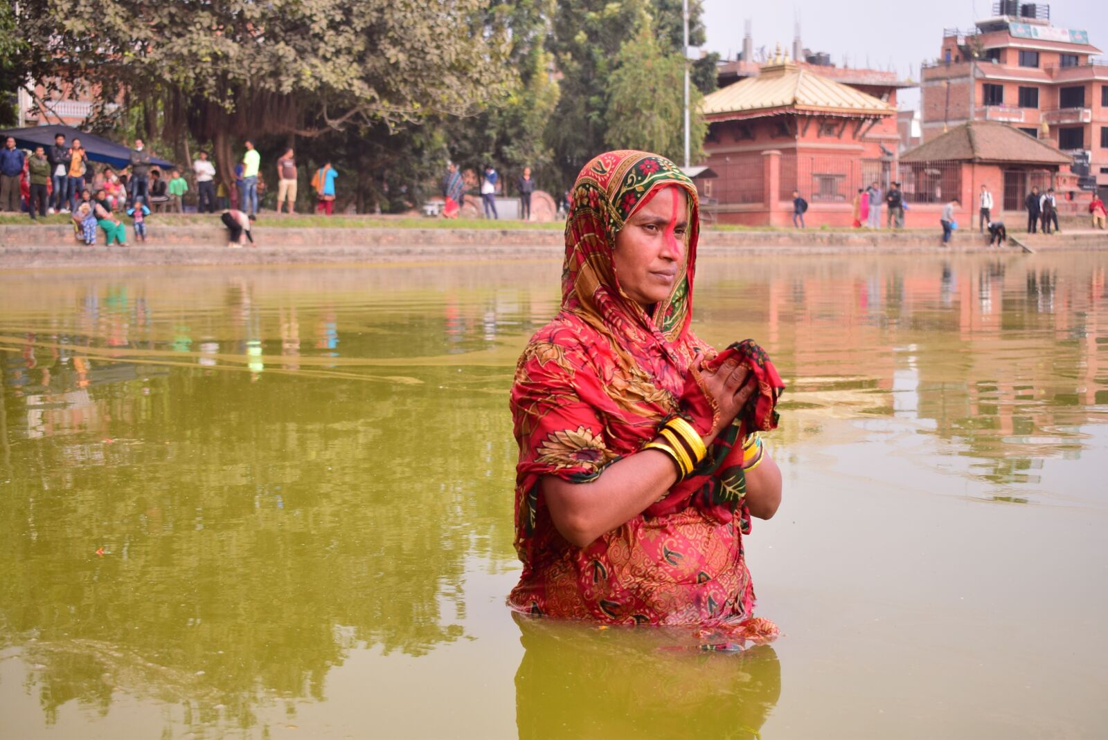 Nikon D5300 sample photo. Chhath, religious, nepal photography