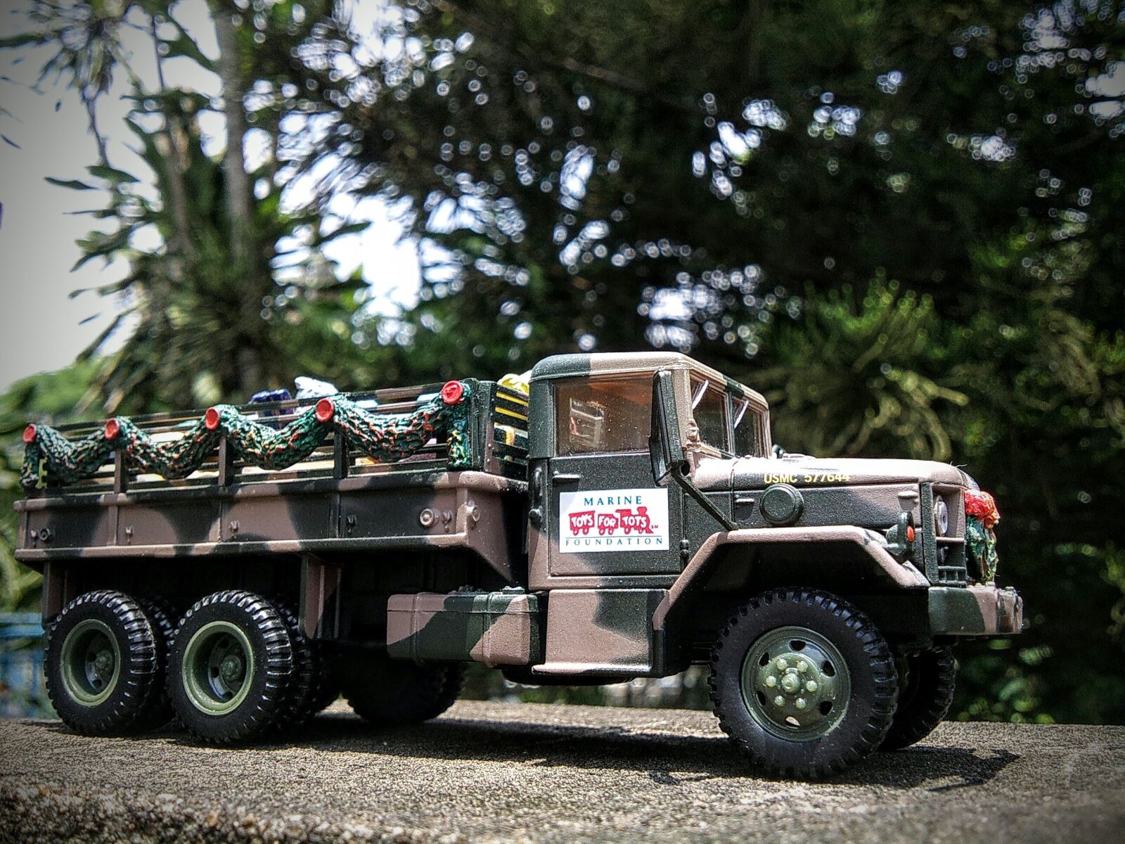 Sony Ericsson C901 sample photo. Truck, diecast, military photography
