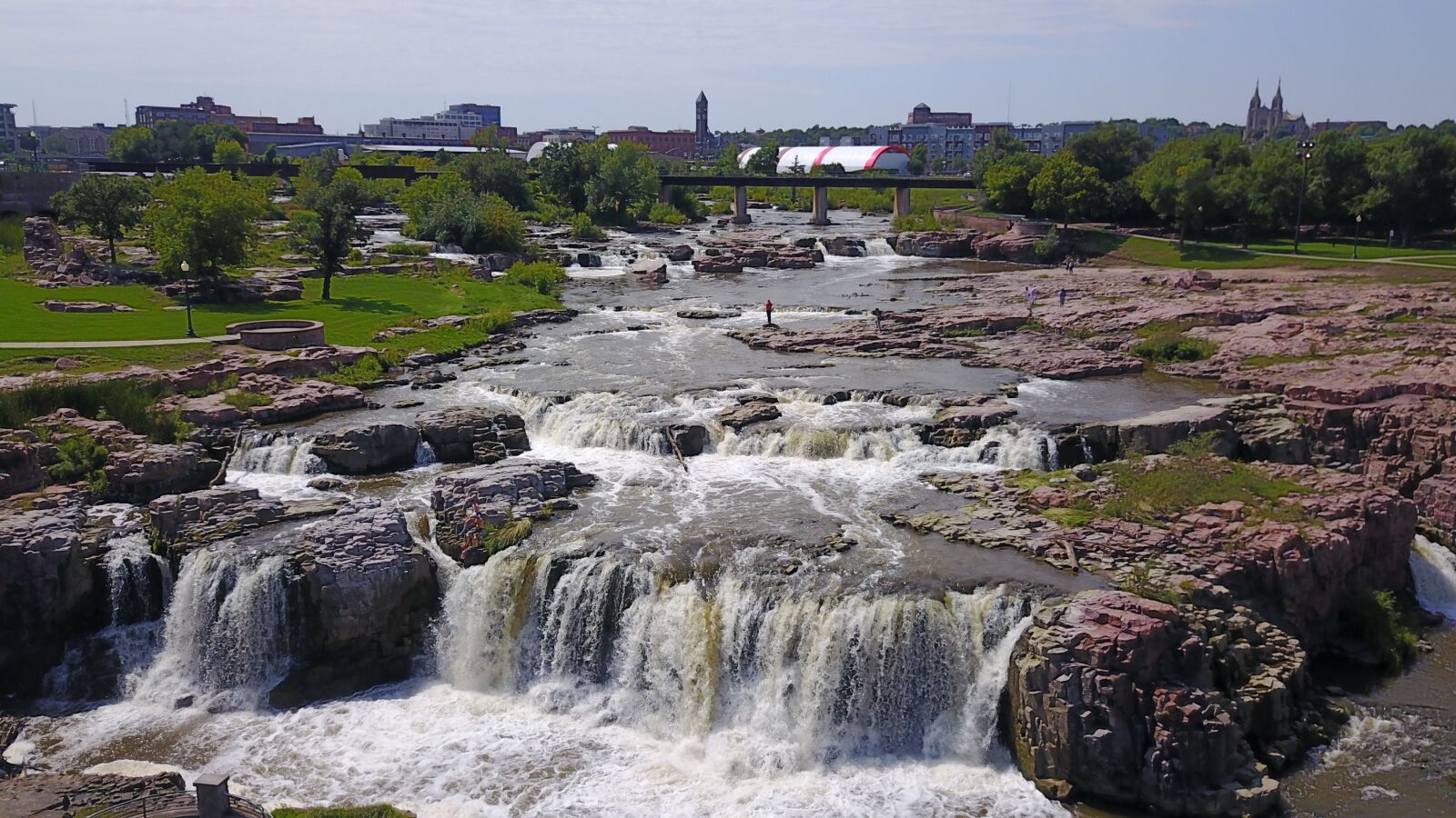 DJI FC220 sample photo. Waterfall photography