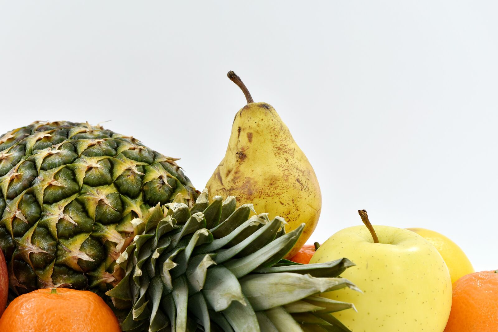 Nikon D5500 sample photo. Pear, fruit, pineapple, food photography