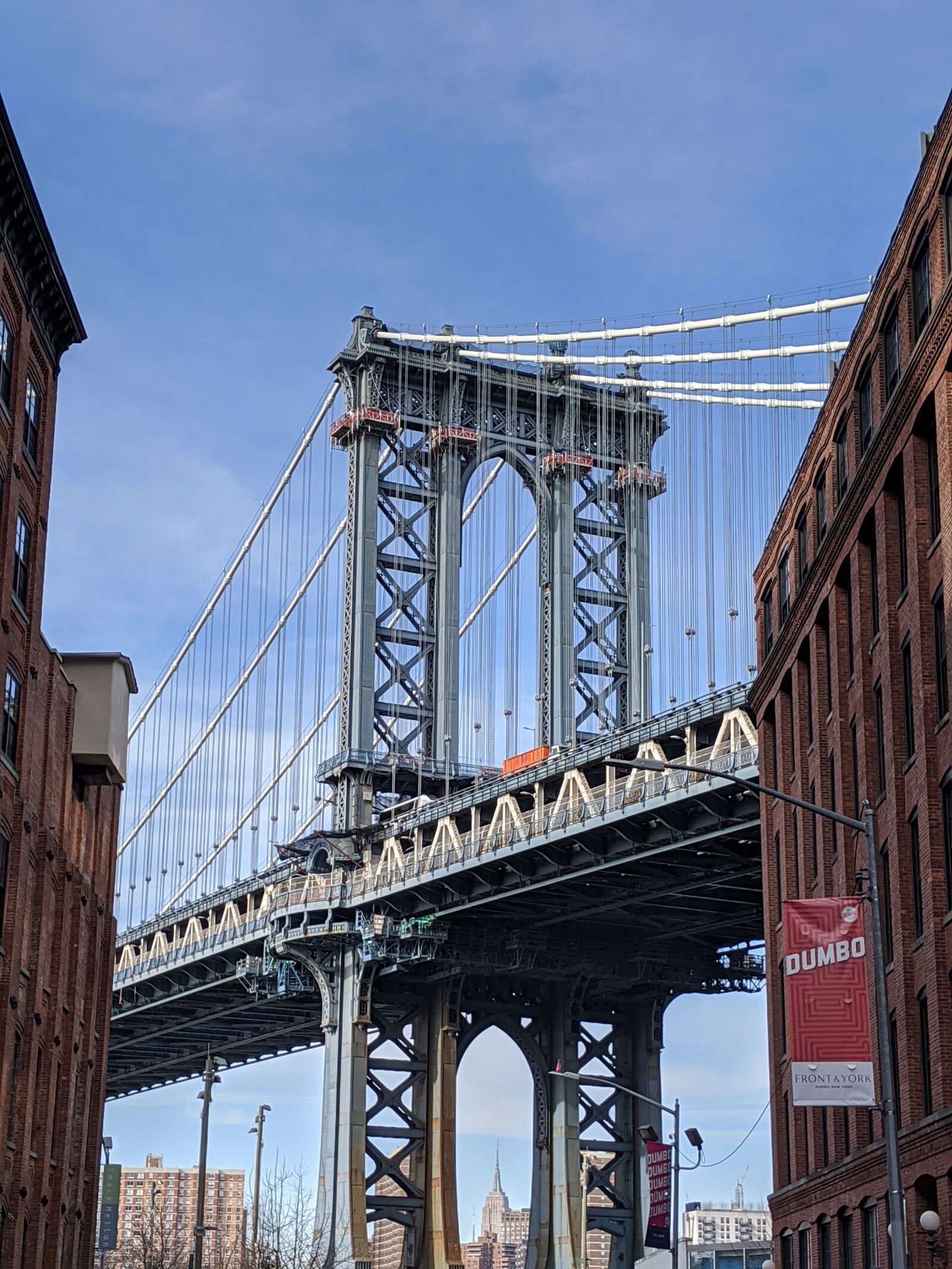 Google Pixel 3 sample photo. Manhattan bridge, new york photography