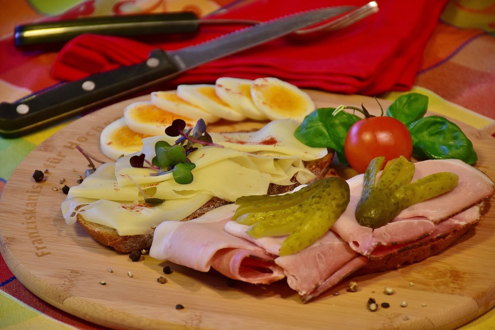 Nikon D7200 sample photo. Snack, cheese, ham photography