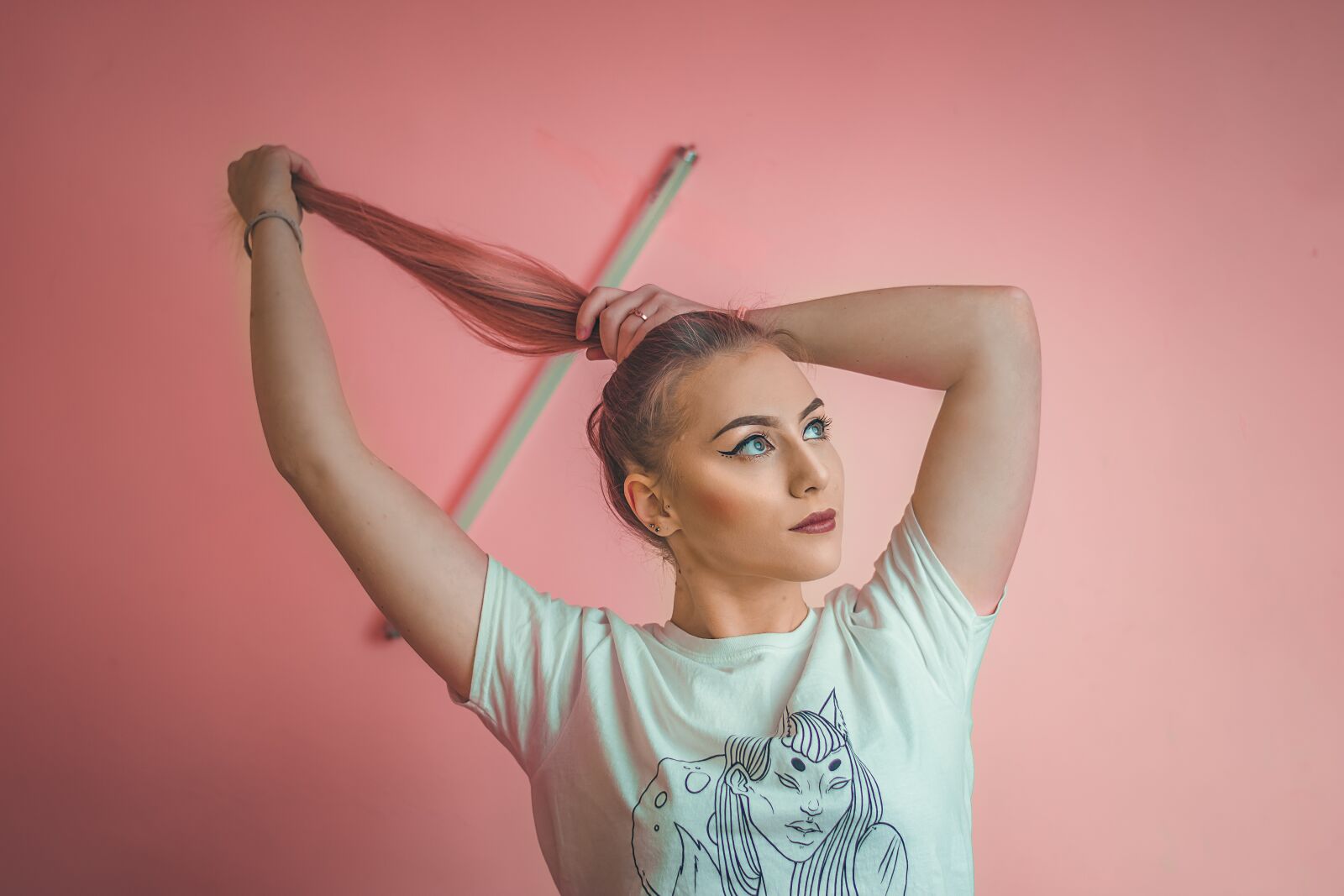 Nikon D3400 sample photo. Pink, portrait, girl photography
