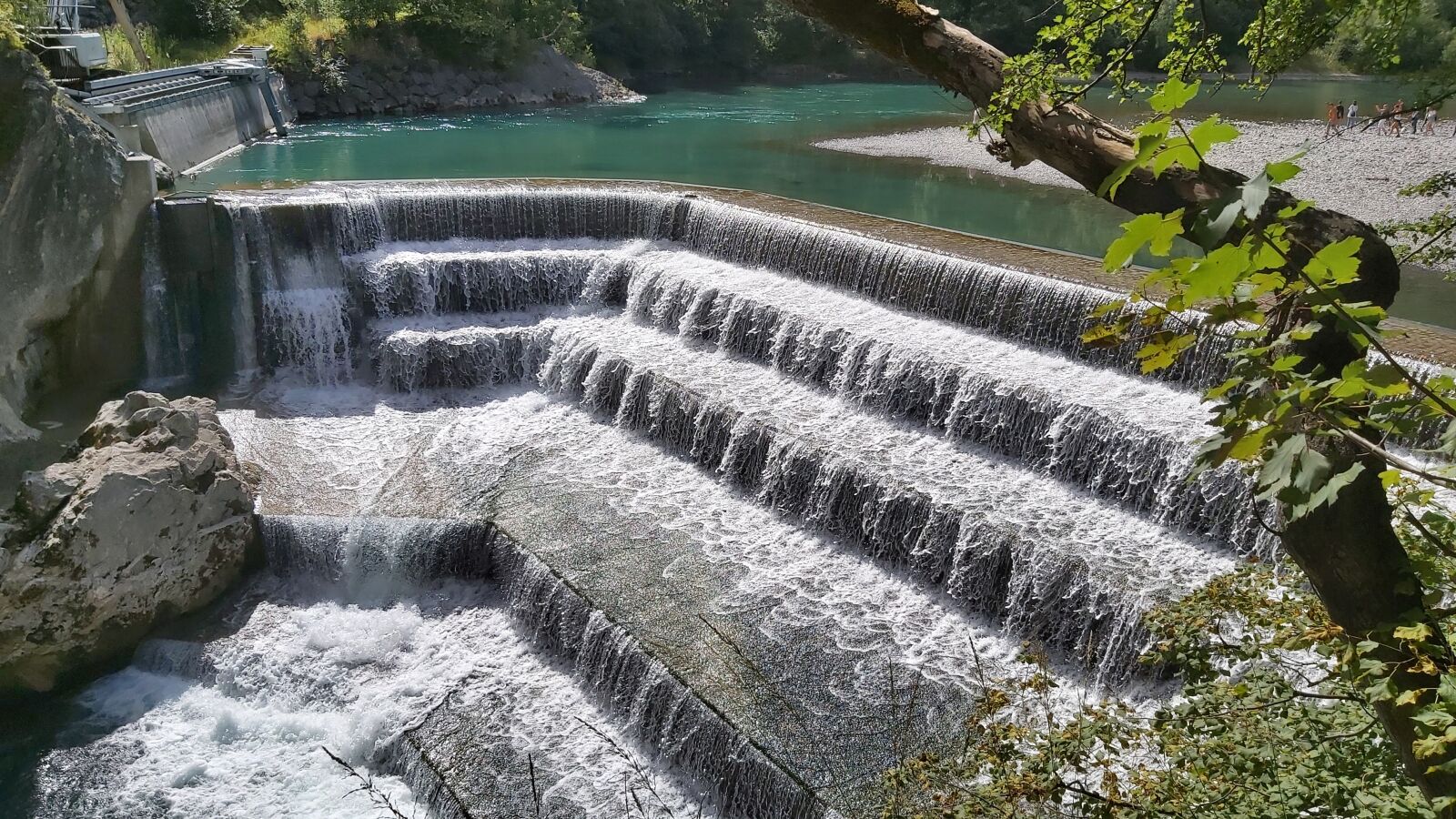Samsung Galaxy A70 sample photo. Lechfall, river, waterfall photography