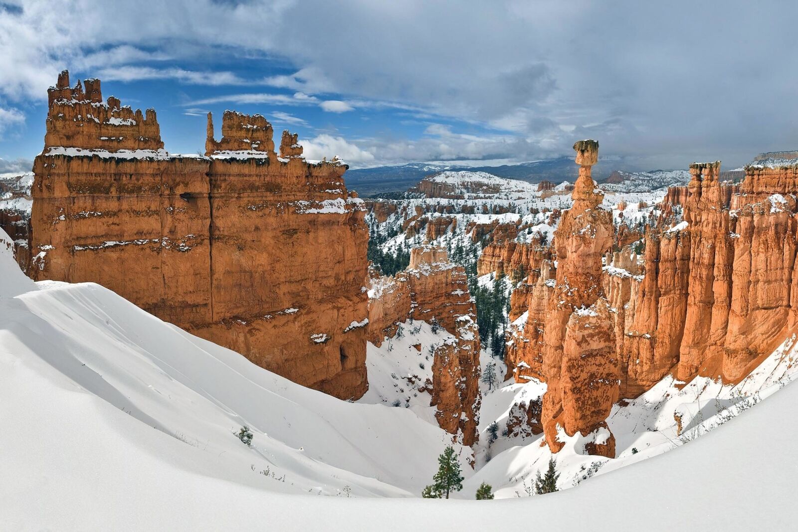 Nikon D750 sample photo. Winter, snow, canyon, nature photography