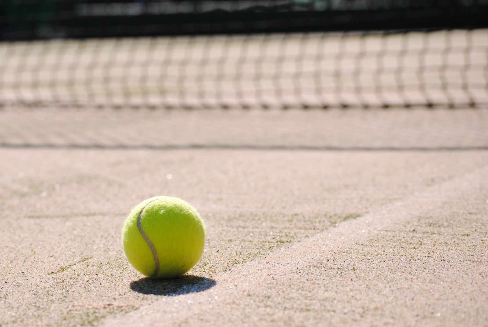 Nikon D3000 sample photo. Tennis, ball, tennis court photography