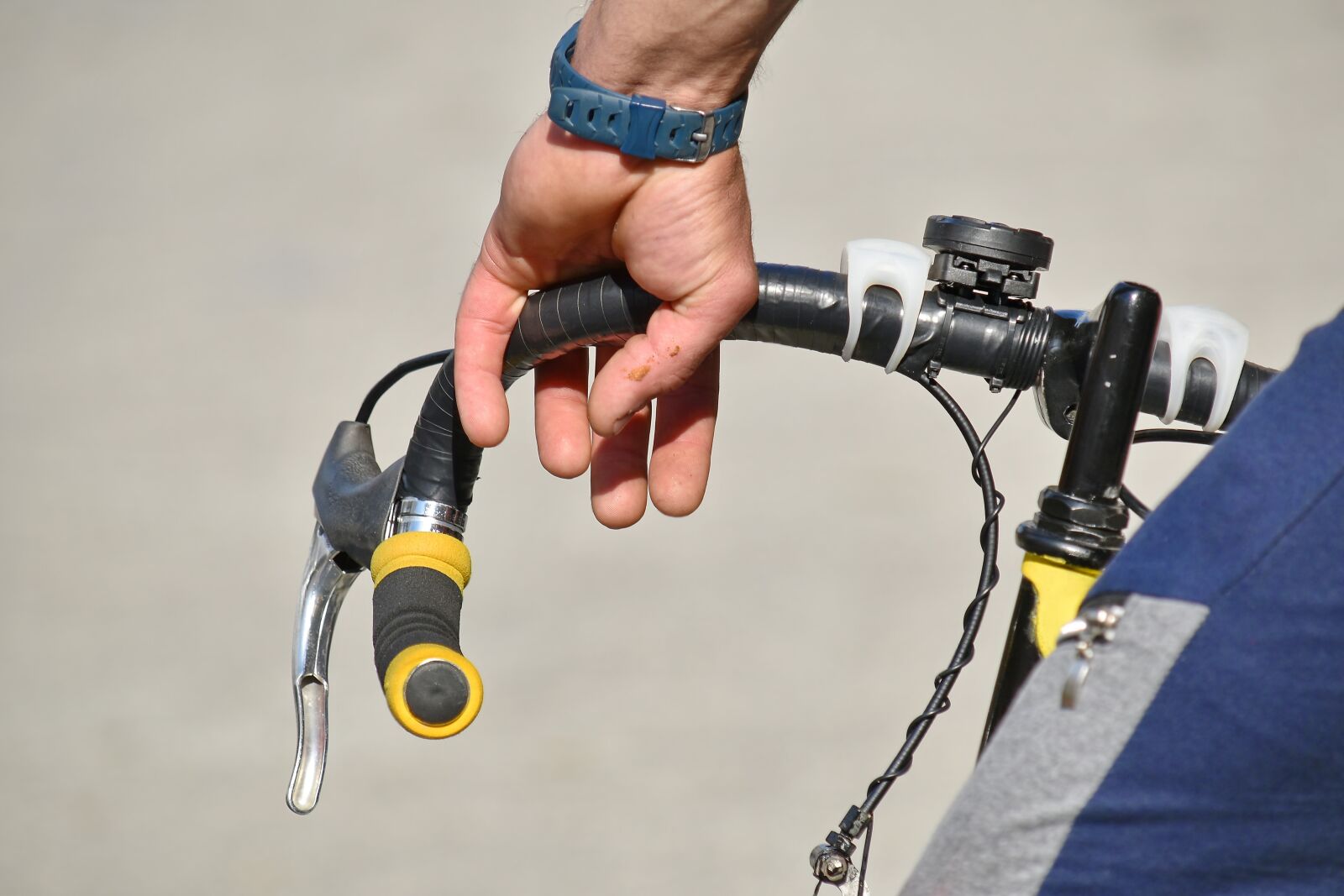 Nikon D5500 sample photo. Brake, cyclist, gearshift, steering photography