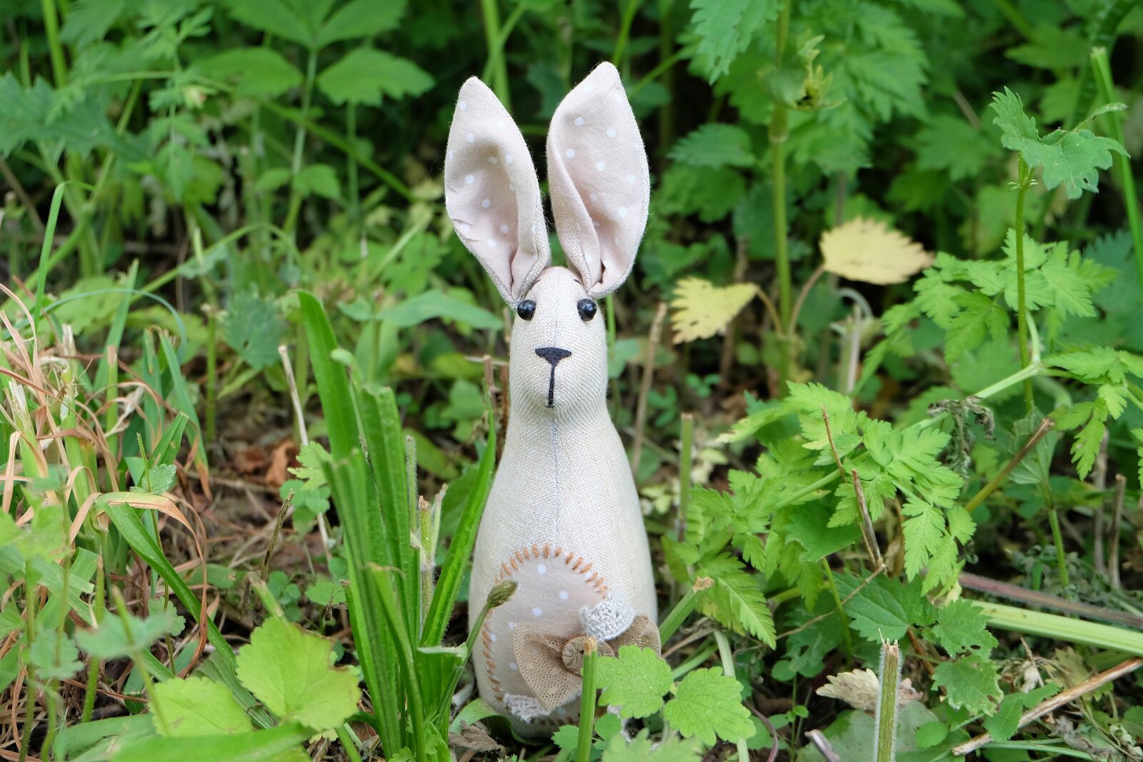Fujifilm X-A2 + Fujifilm XC 16-50mm F3.5-5.6 OIS II sample photo. Tilde, hare, toy photography