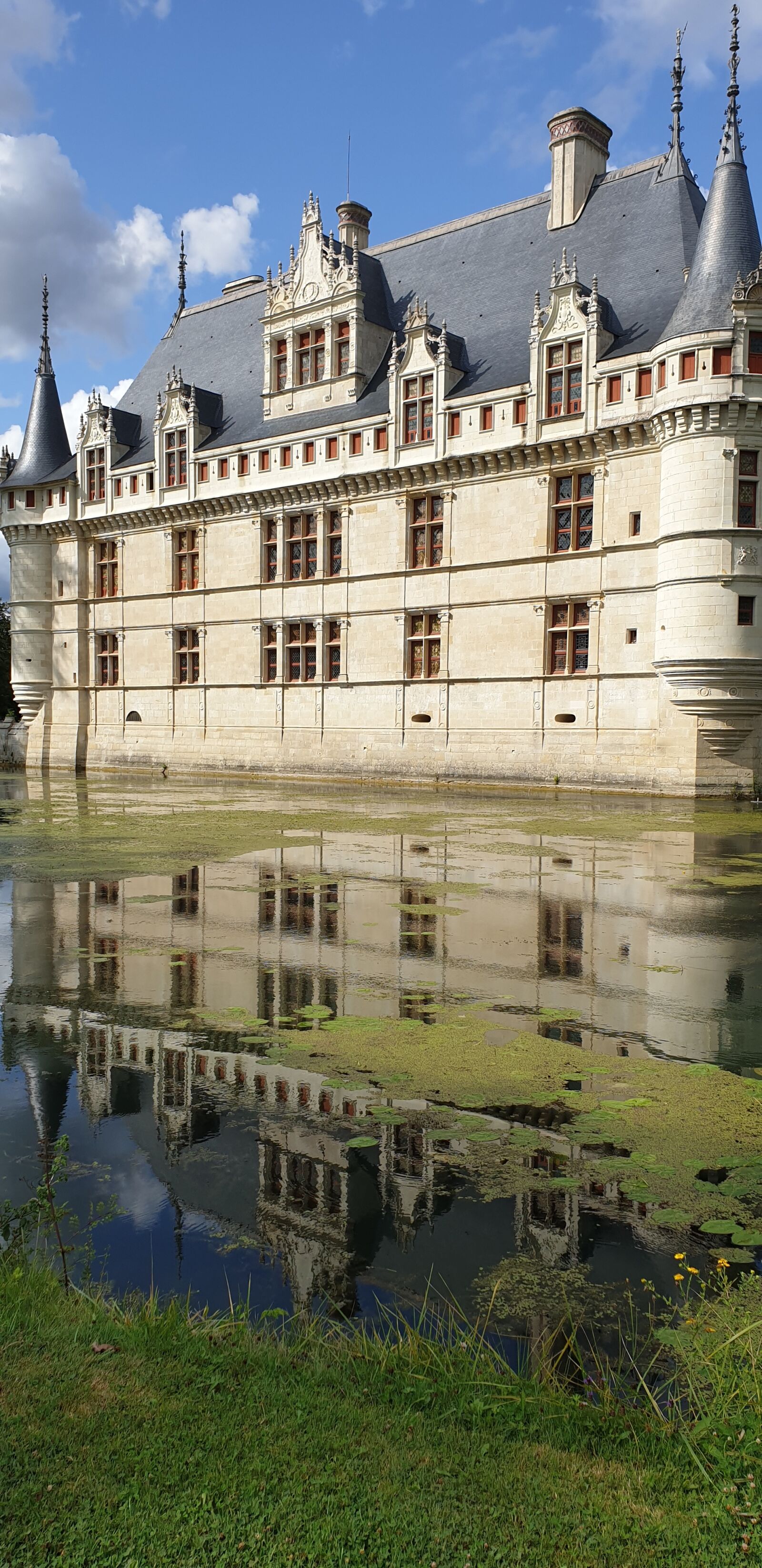 Samsung Galaxy Note9 sample photo. Castle, loire, azay curtain photography