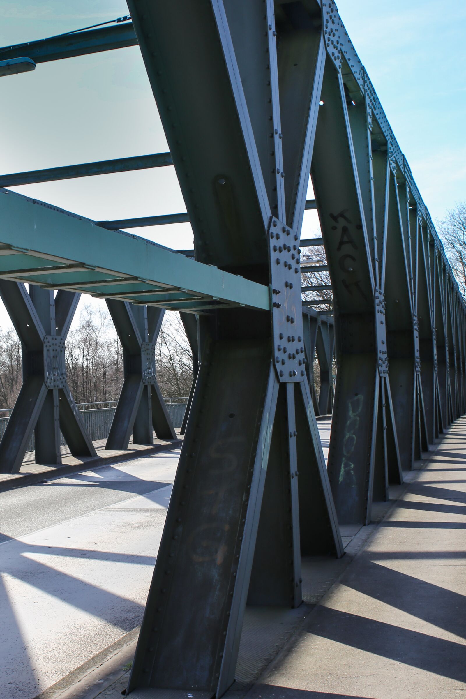 Canon EF 28-80mm f/3.5-5.6 sample photo. Steel bridge, steel structure photography