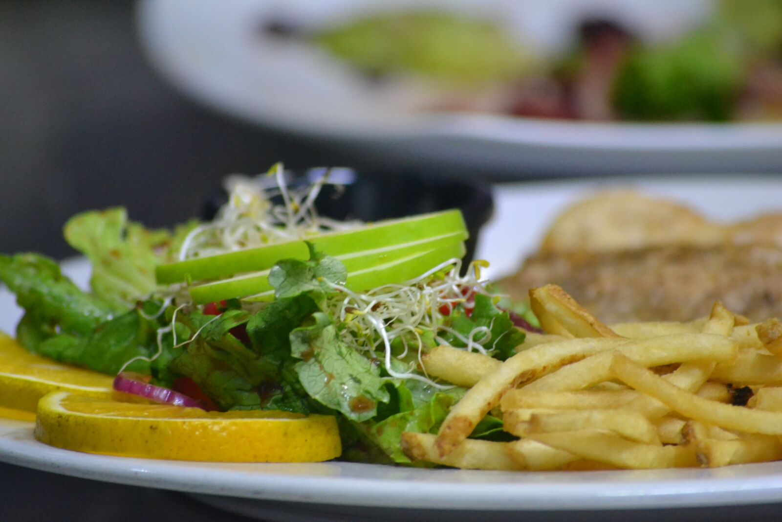 Nikon D3100 sample photo. Potatos, salad, food photography