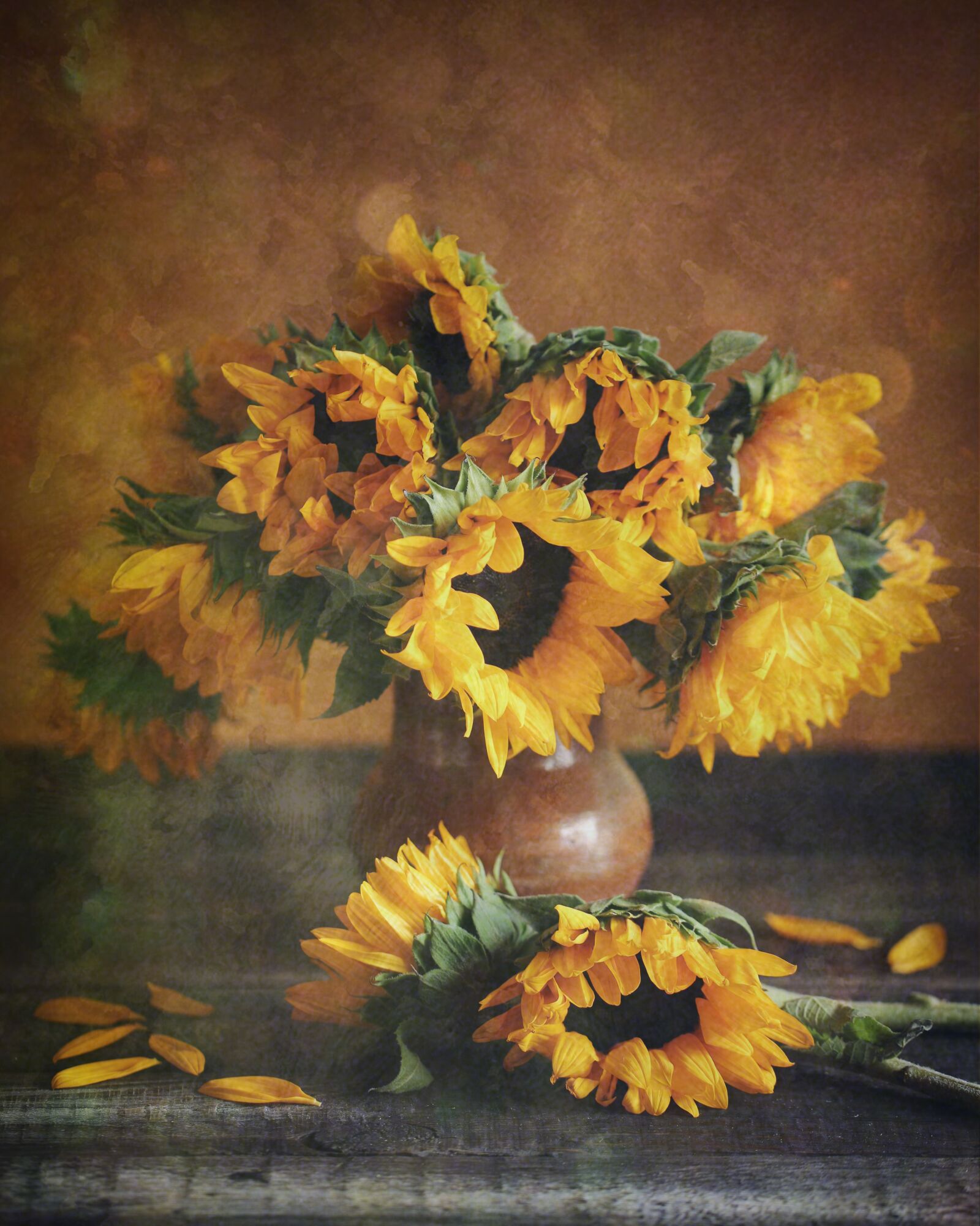 Canon EF 100mm F2.8L Macro IS USM sample photo. Sunflowers, yellow, bouquet photography