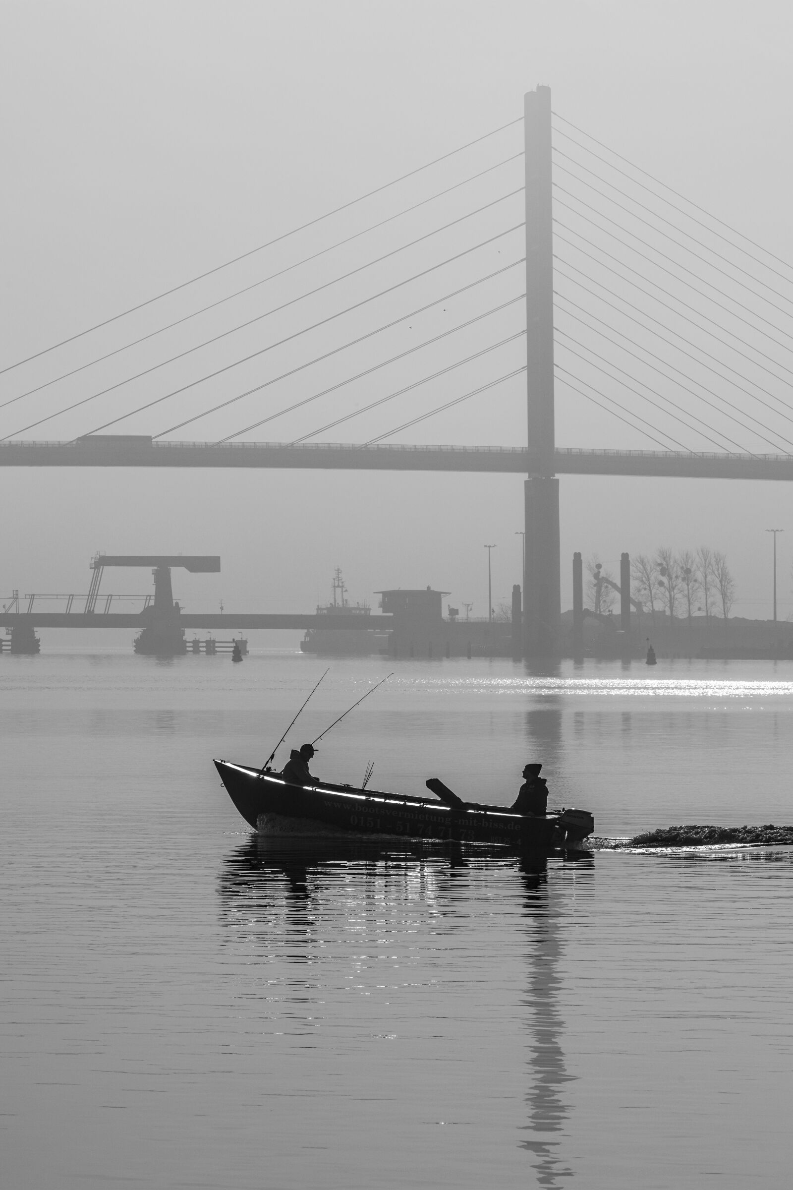Nikon D850 sample photo. Stralsund, bridges, fisherman photography
