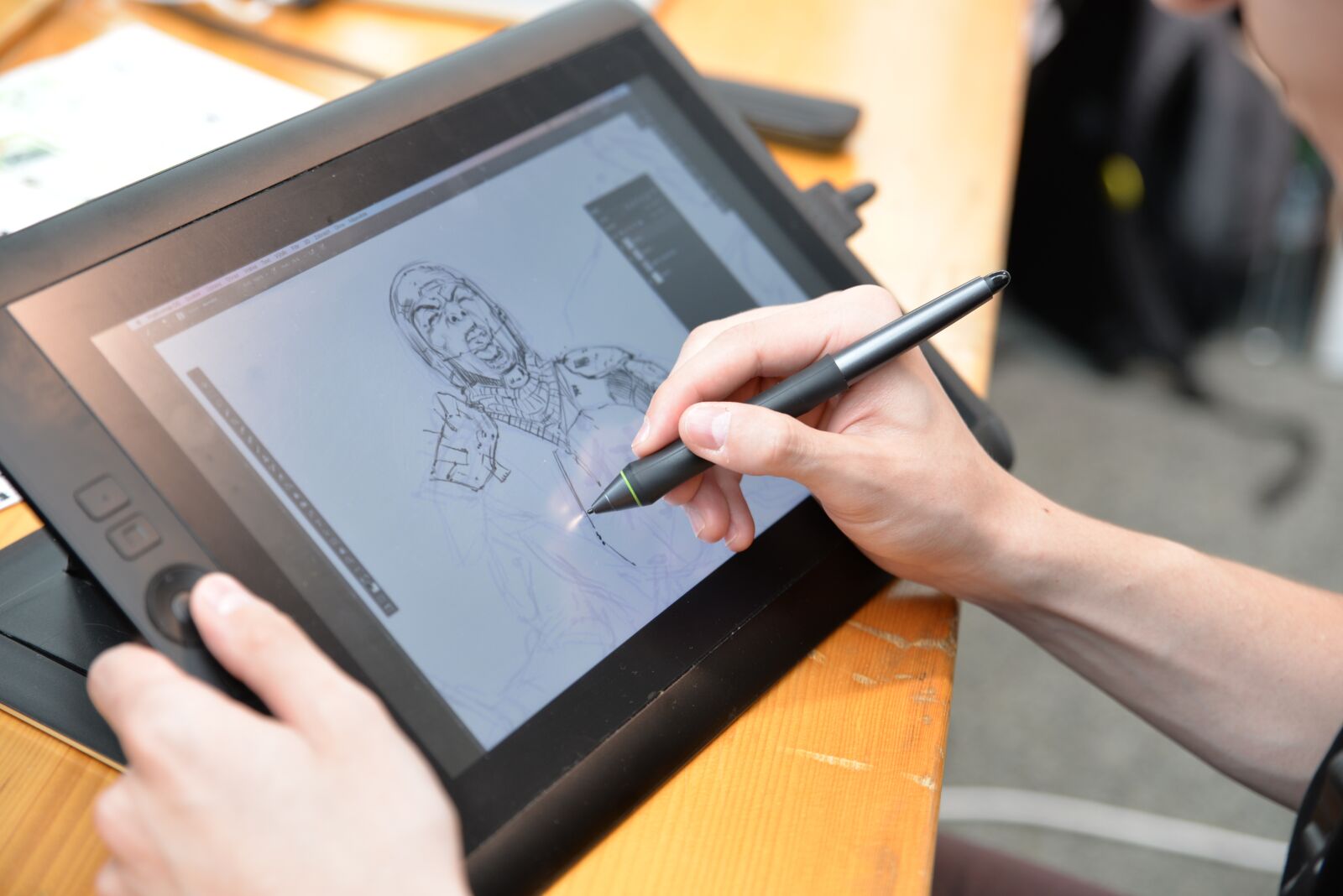 Nikon D610 sample photo. Drawing, comic, artist photography