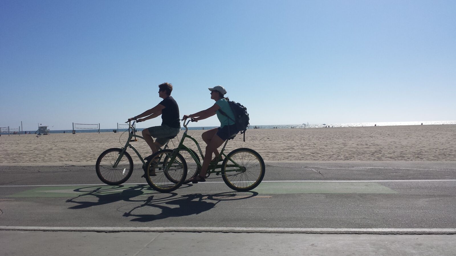 Samsung Galaxy S4 sample photo. Bike ride, bike, beach photography