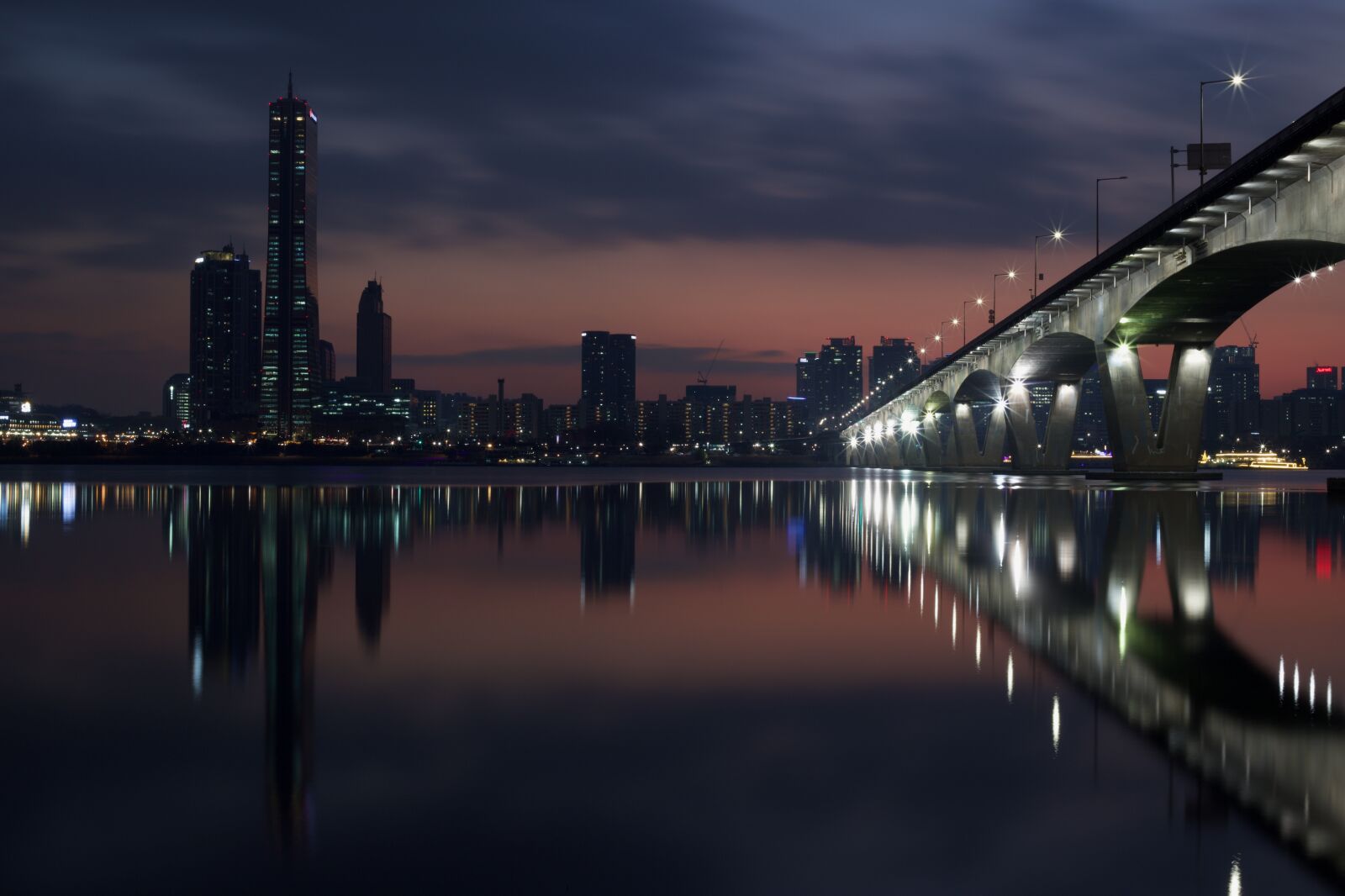 Canon EF 50mm F1.8 II sample photo. Han river, night view photography