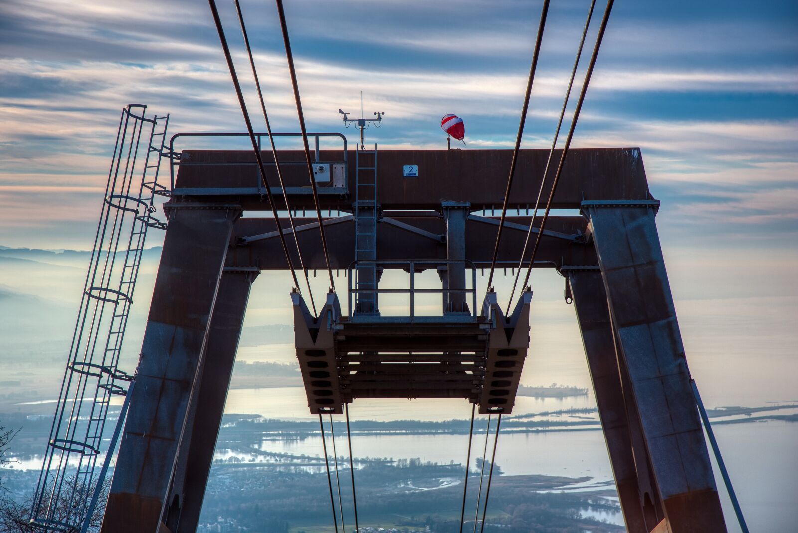 Nikon D750 sample photo. Cable car, steel cables photography