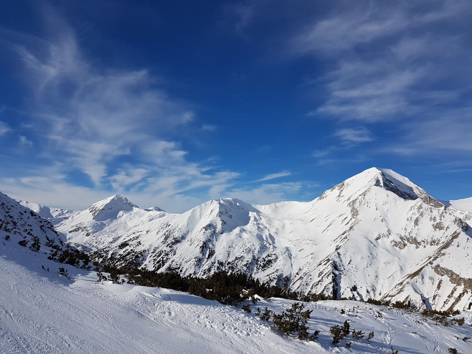 Samsung Galaxy S7 sample photo. Snow, mountain, sky photography