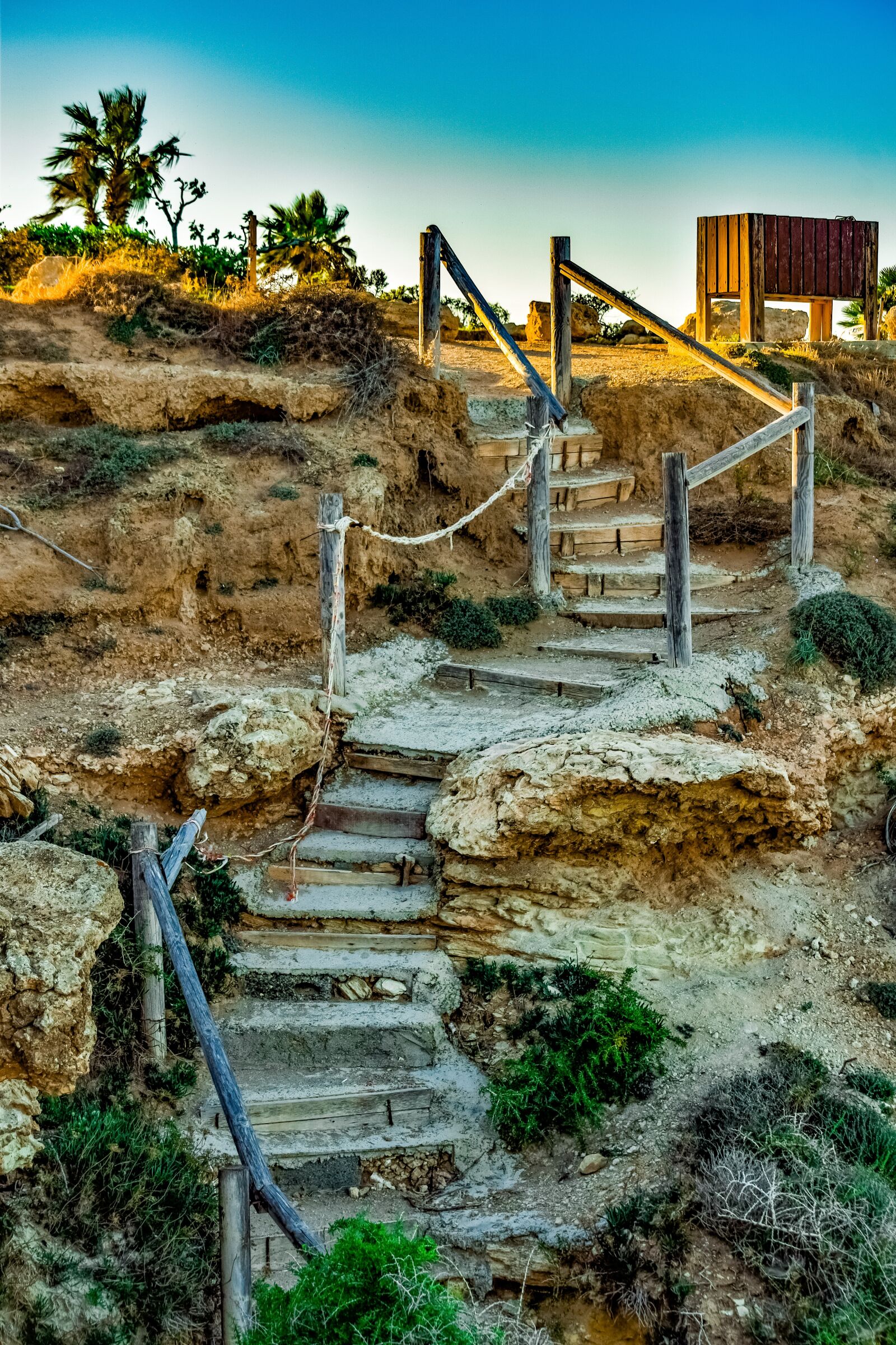 Nikon D3300 sample photo. Cyprus, kapparis, stairs photography