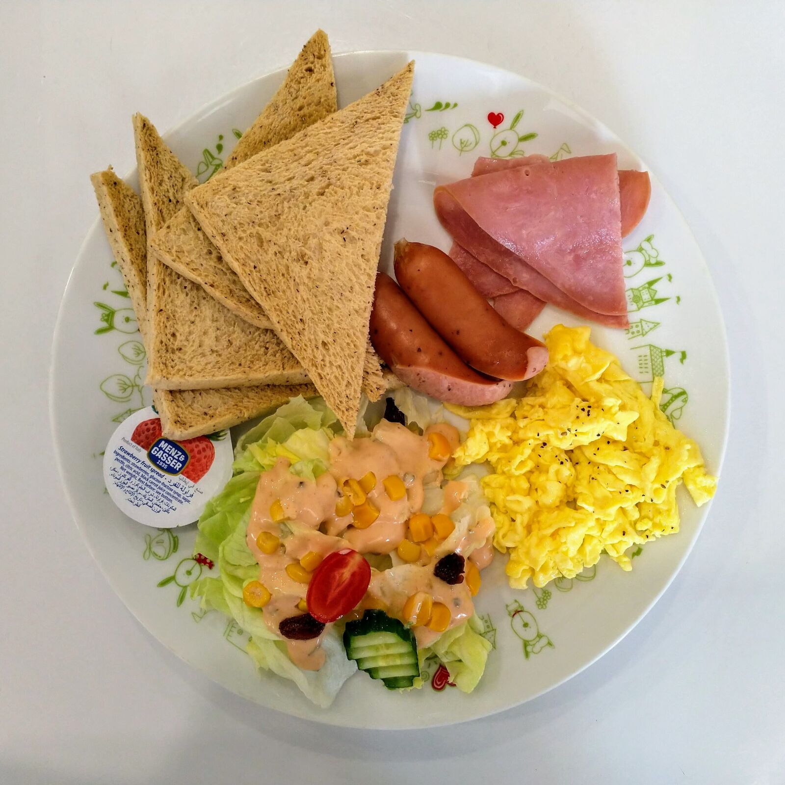 HMD Global Nokia 8 sample photo. Brunch, white plate, white photography