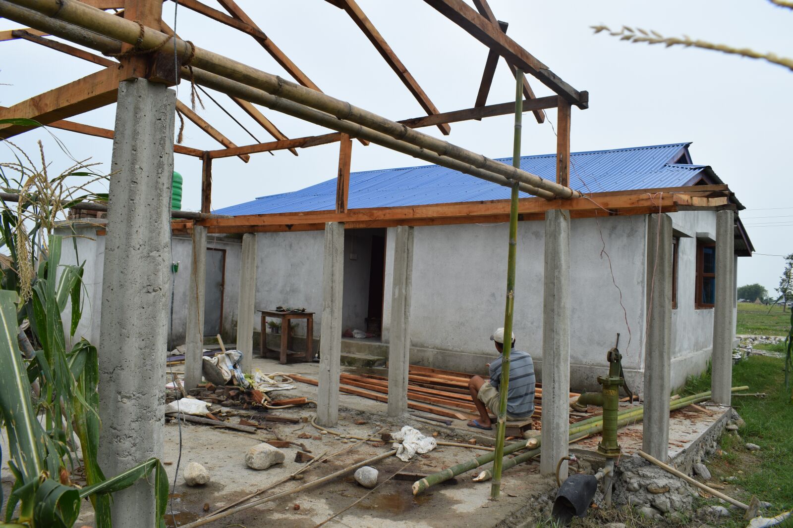 Nikon D5300 sample photo. Nepali village houses, house photography