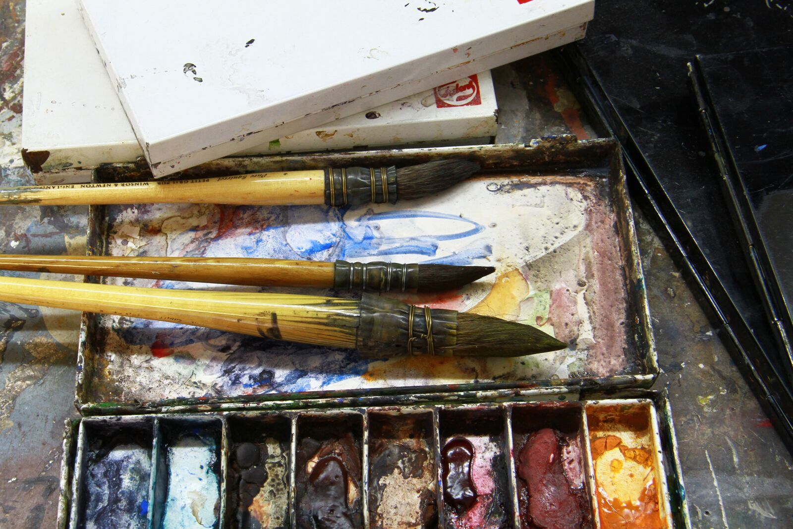 Canon EOS 7D sample photo. Art, watercolor, brushes photography