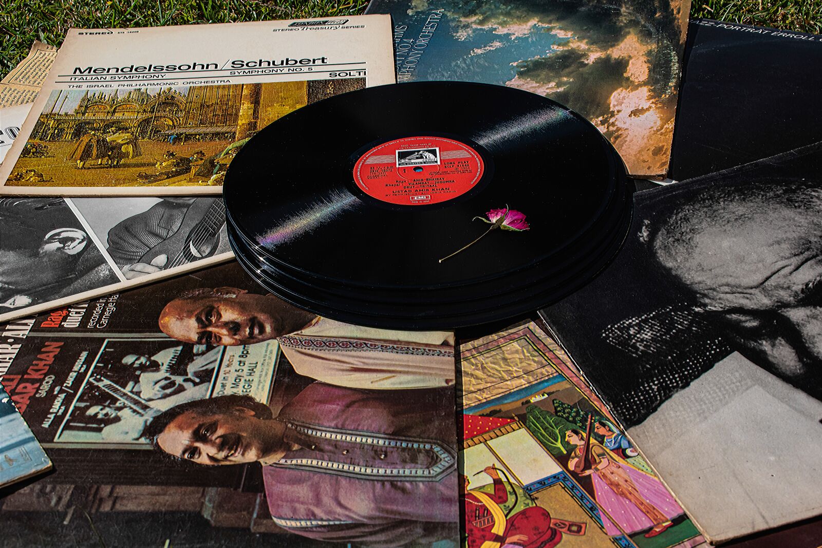 Nikon D5600 sample photo. Vinyl, old records, music photography