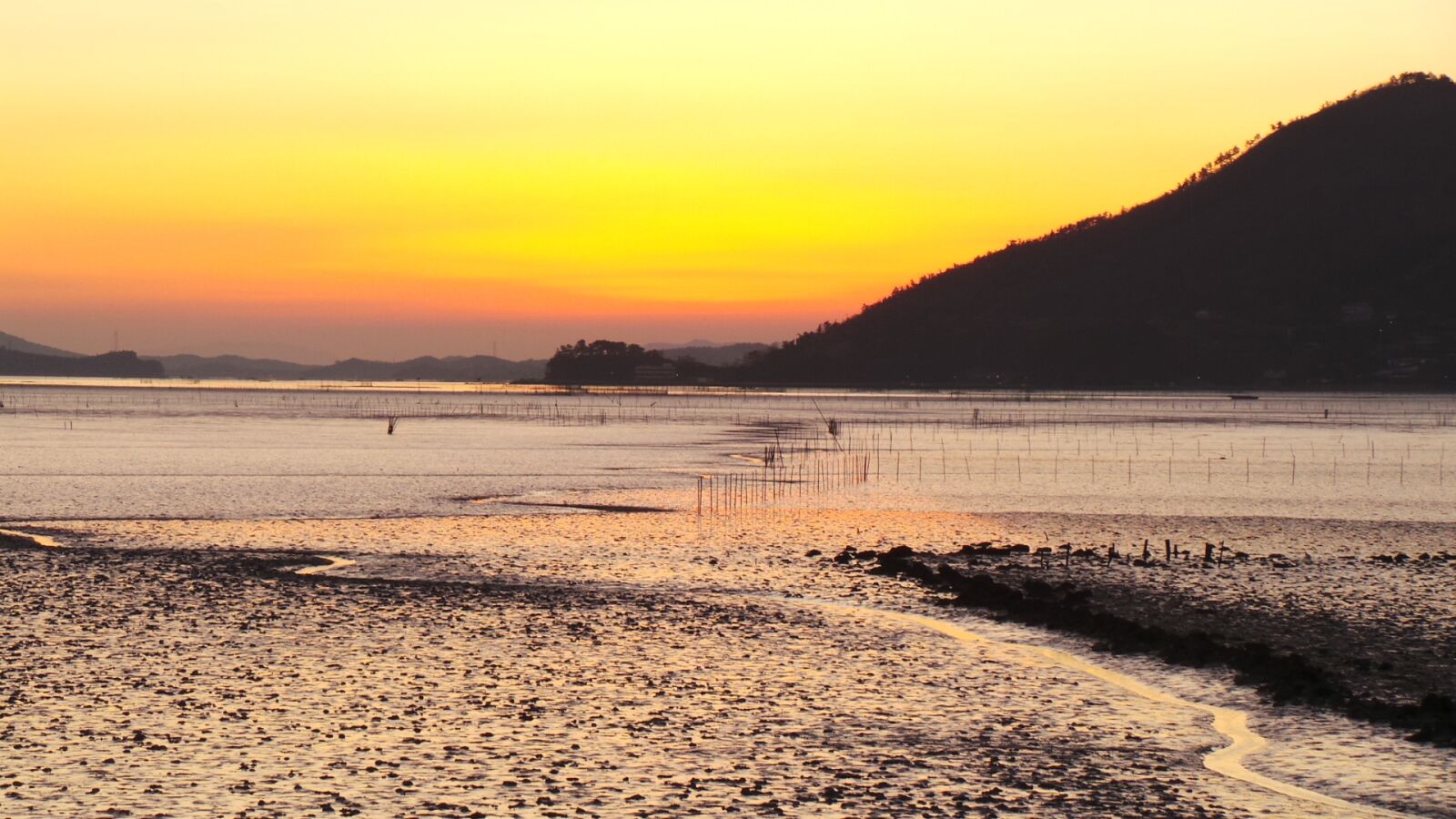 Samsung Galaxy Camera (Wi-Fi) sample photo. Suncheon bay, sunset, tidal photography