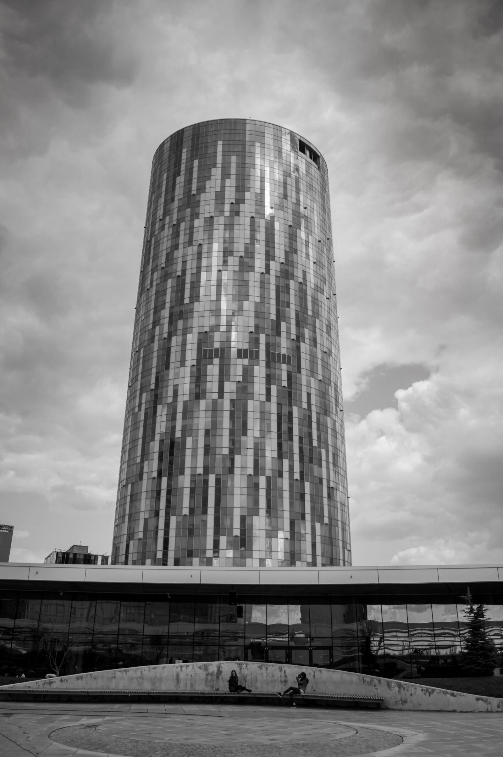 Nikon D3200 sample photo. Sky tower, bucharest, construction photography