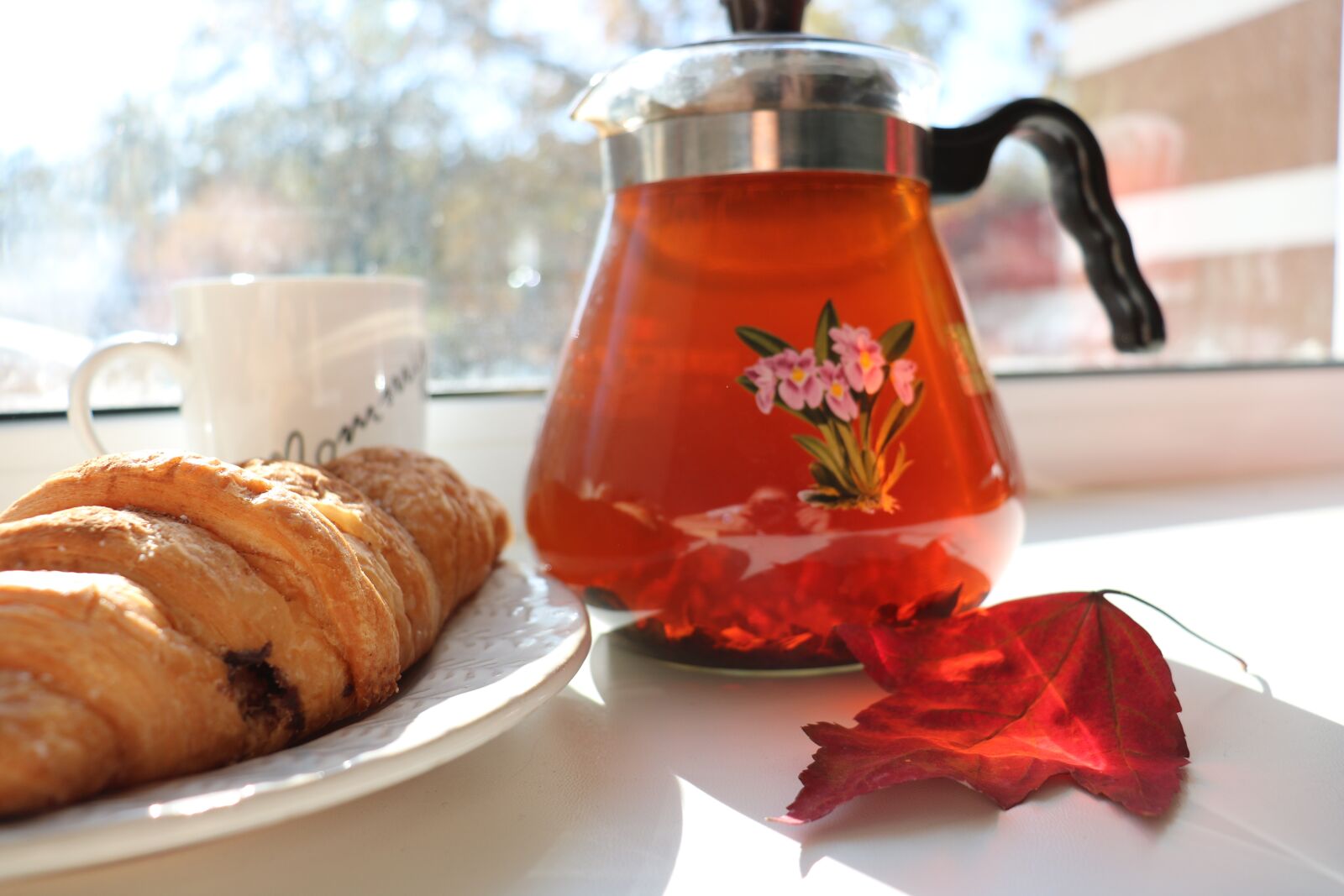 Canon EOS 750D (EOS Rebel T6i / EOS Kiss X8i) sample photo. Tea, romance, autumn photography