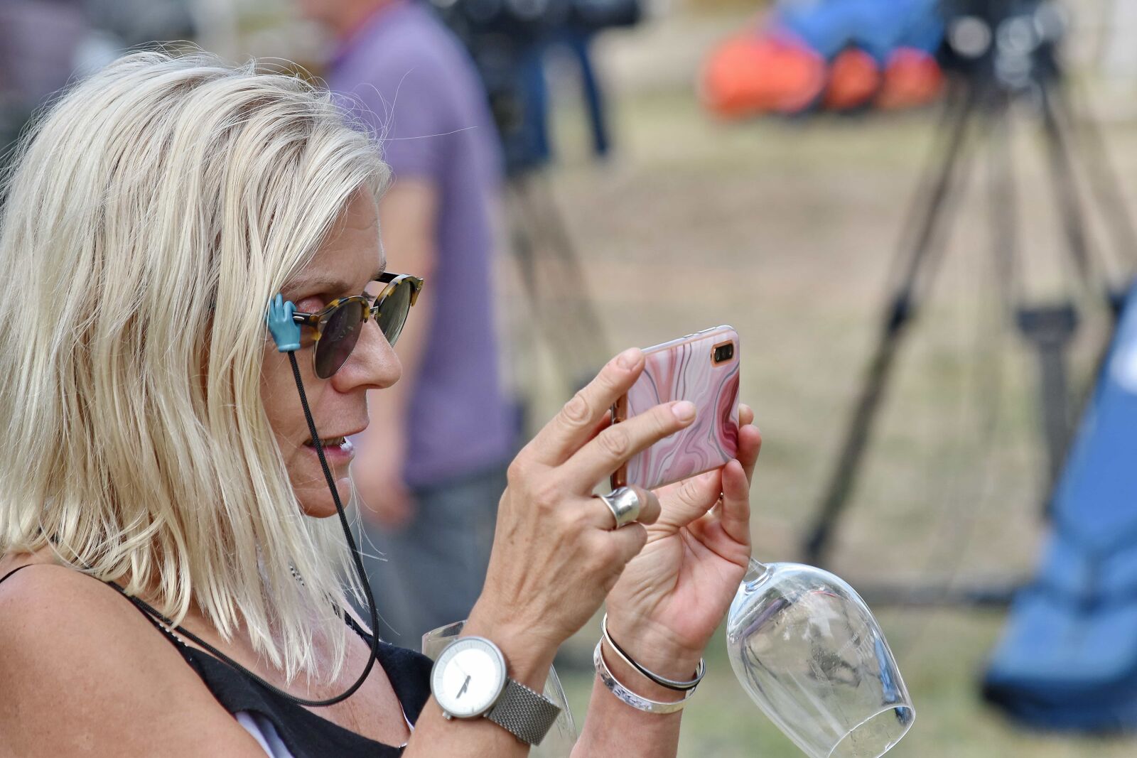 Nikon D5500 sample photo. Beautiful, blonde hair, enjoyment photography