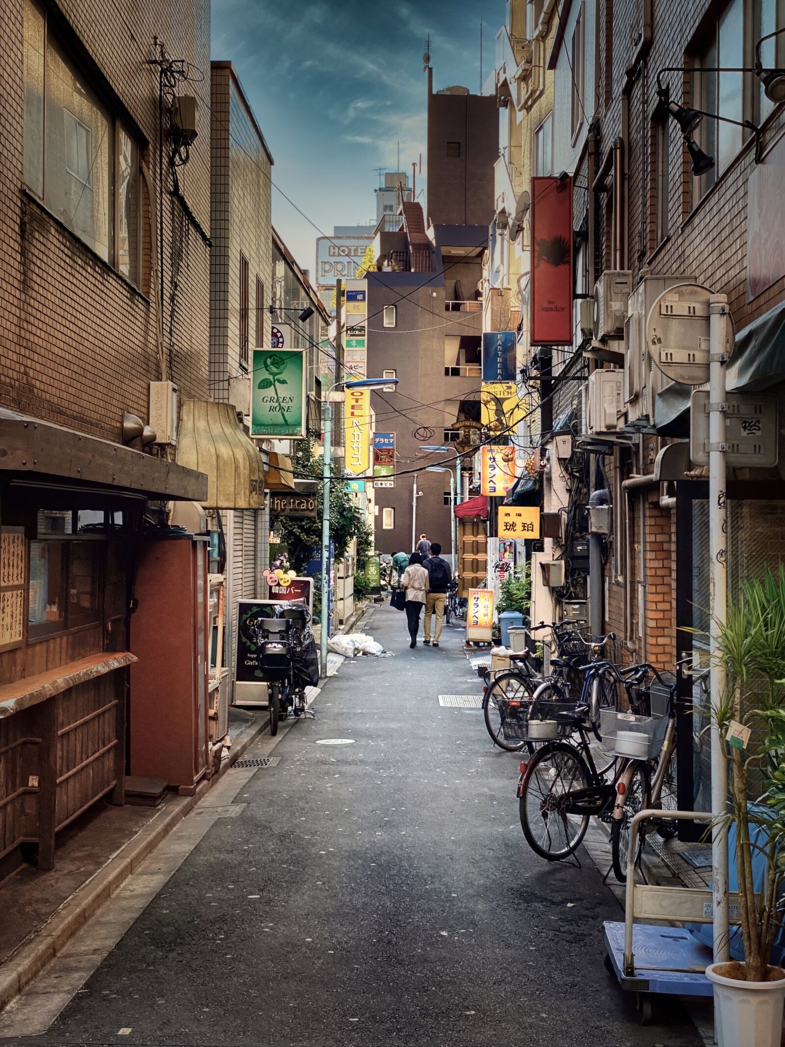 Apple iPhone 11 Pro Max + iPhone 11 Pro Max back triple camera 6mm f/2 sample photo. Alley, alleyway, anime photography