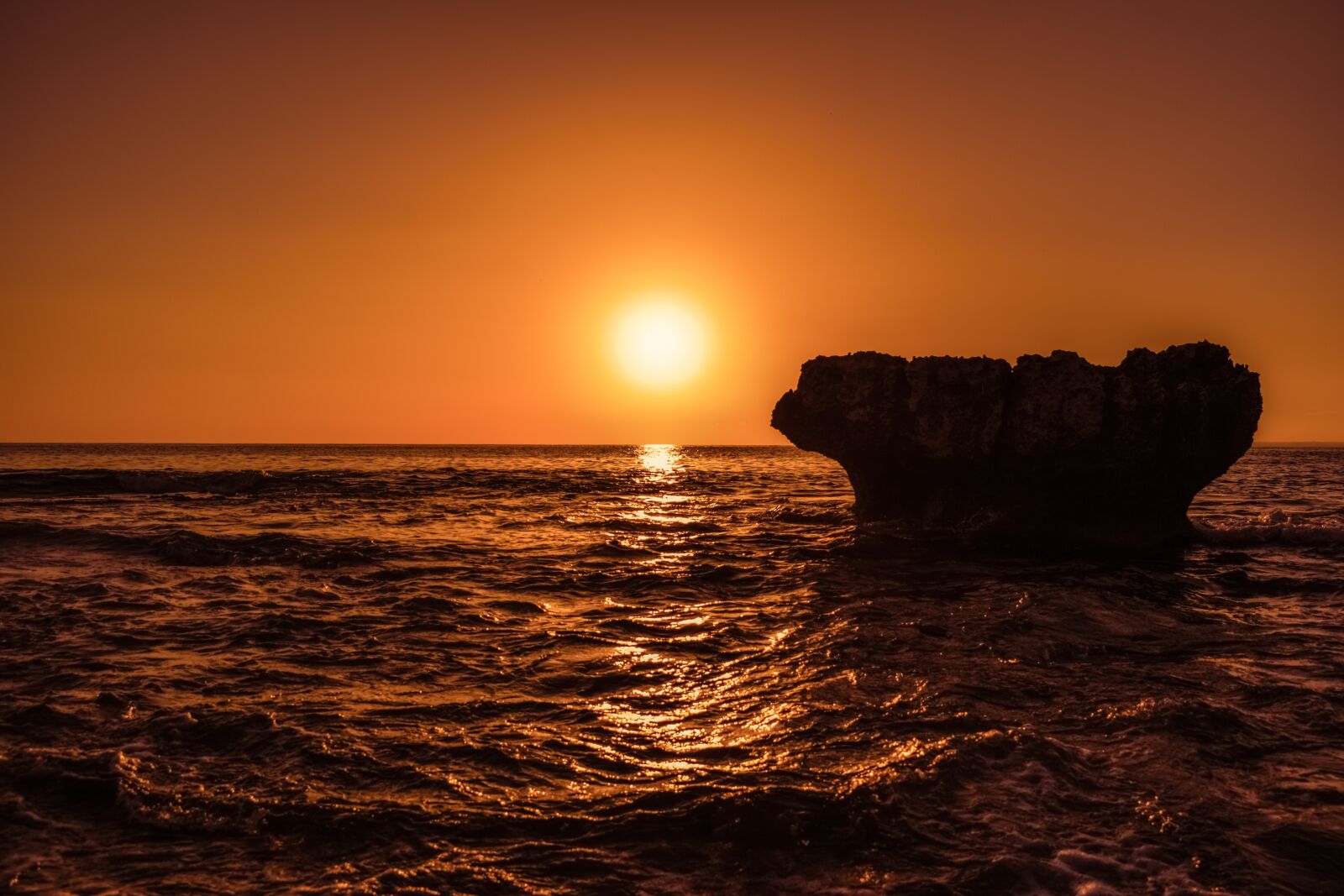 Nikon D3300 sample photo. Sunset, sea, sun photography