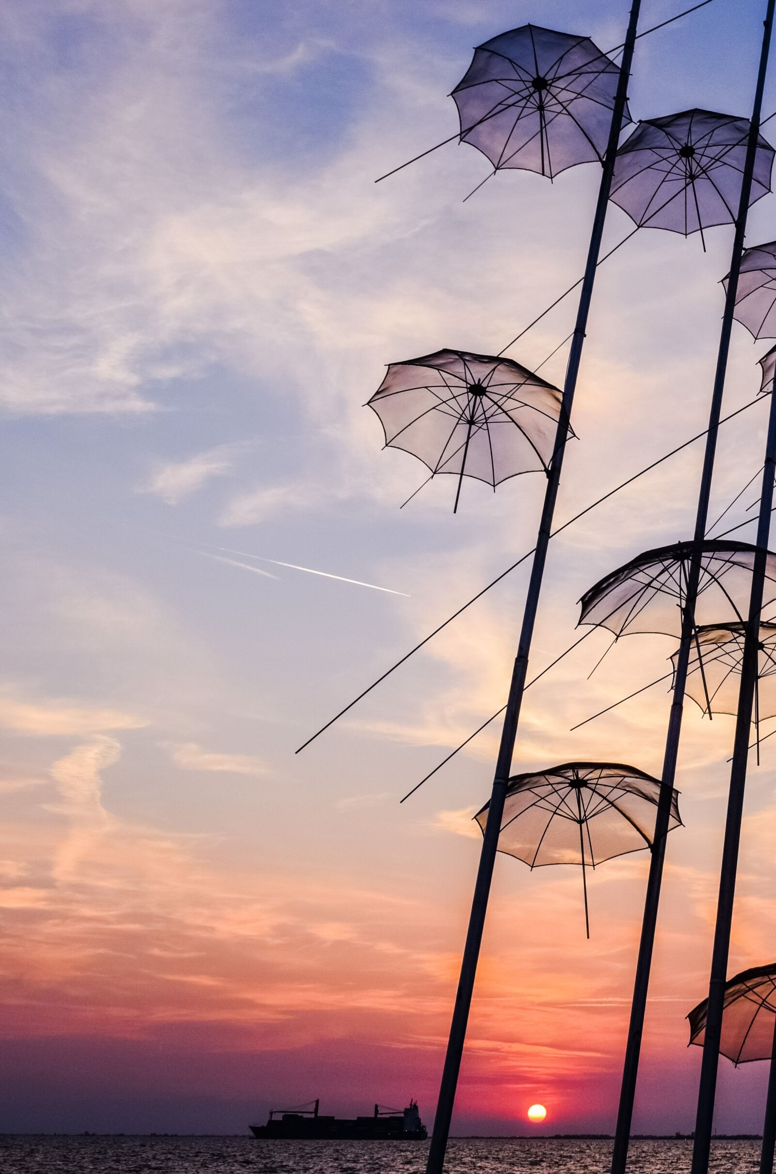 Nikon D3300 sample photo. Umbrellas, art, sculpture photography