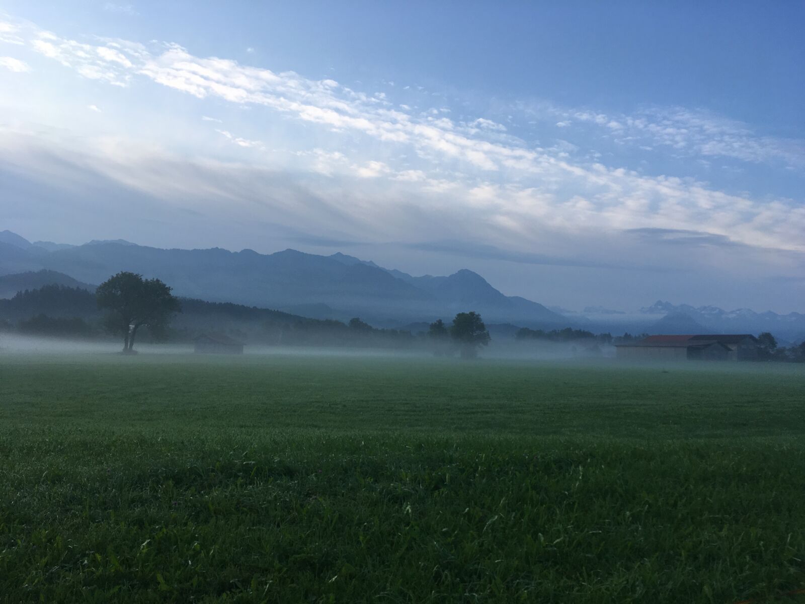 iPhone SE back camera 4.15mm f/2.2 sample photo. Clouds, fog, dawn photography