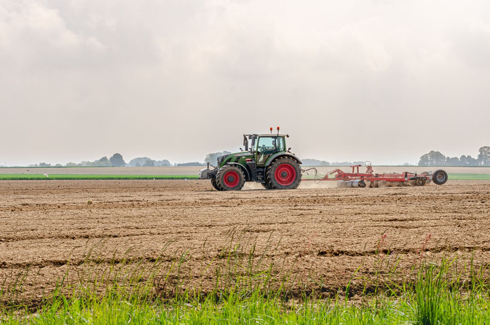 Nikon D7000 sample photo. Tractor, agriculture, fields photography