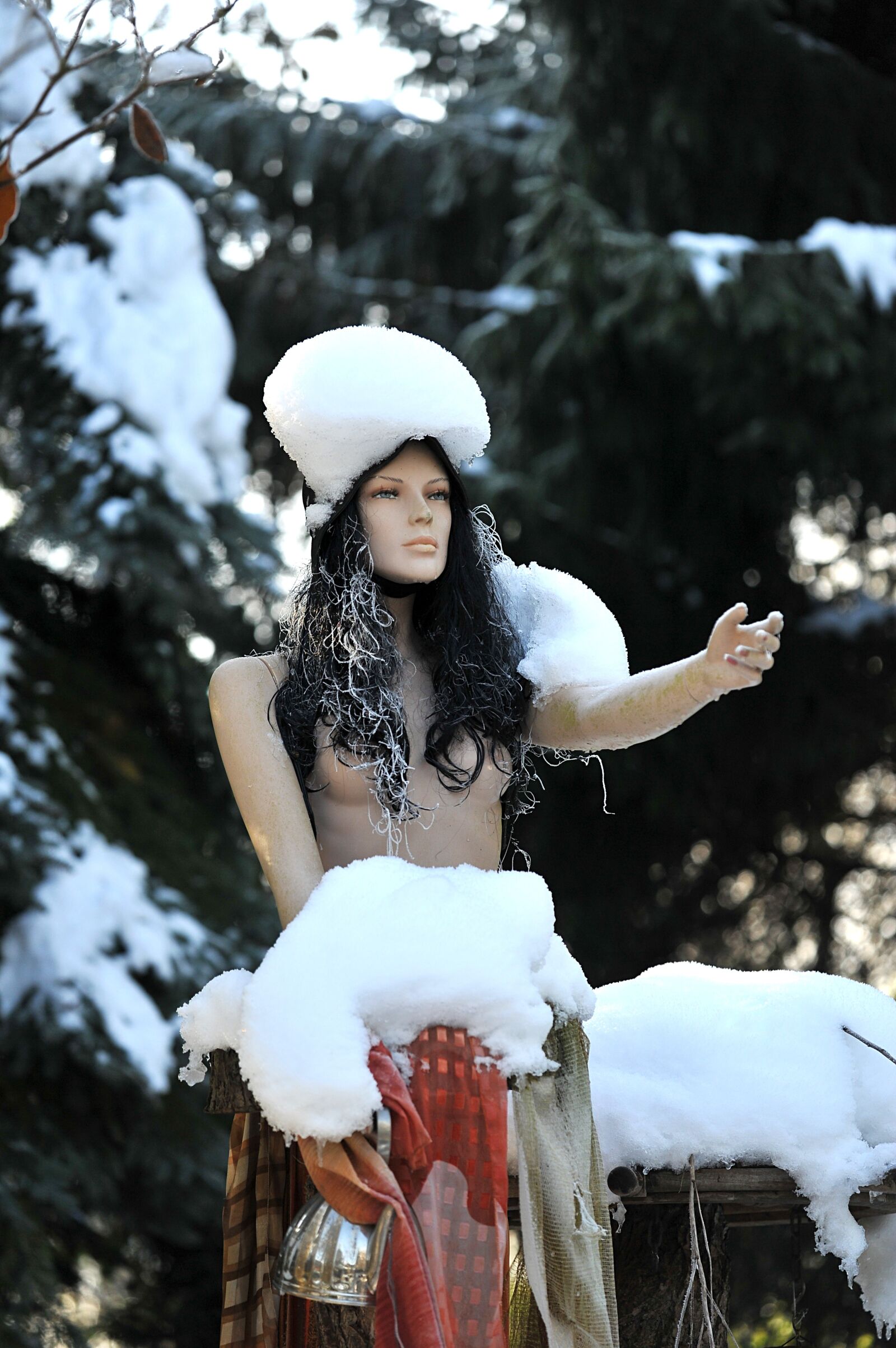 Nikon D3S sample photo. Woman, model, deco photography