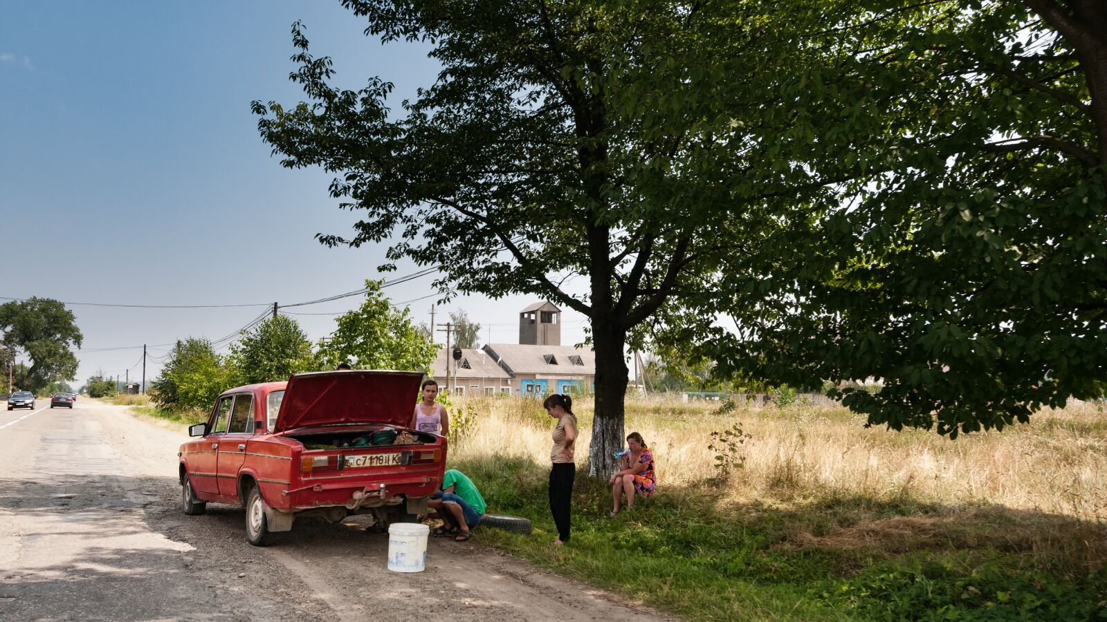 Nikon D300S sample photo. Auto, breakdown, lada photography